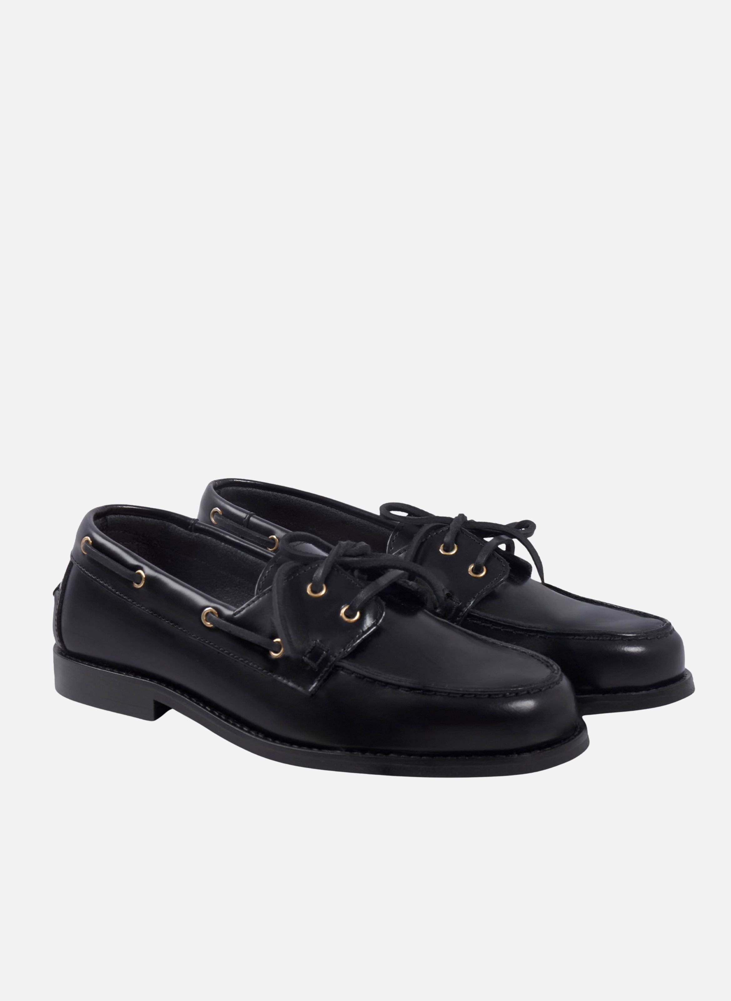 MOCASSINS BATEAU THELMA patent leather JULES & JENN Black