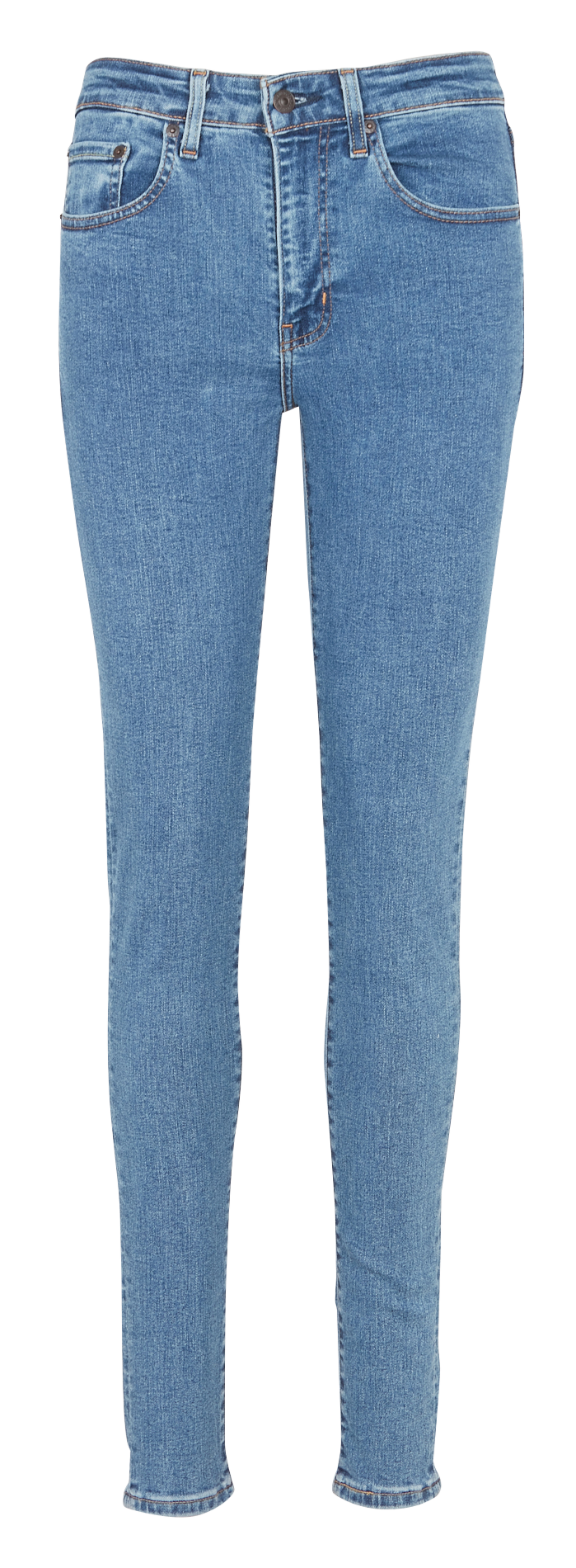 Skinny jeans met hoge taille LEVI'S Jeans onbewerkt