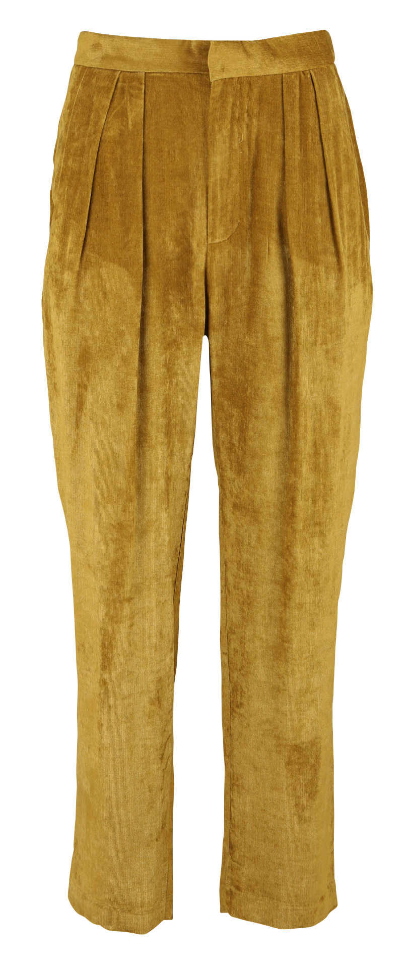Fluid corduroy pants THE NEW SOCIETY Green