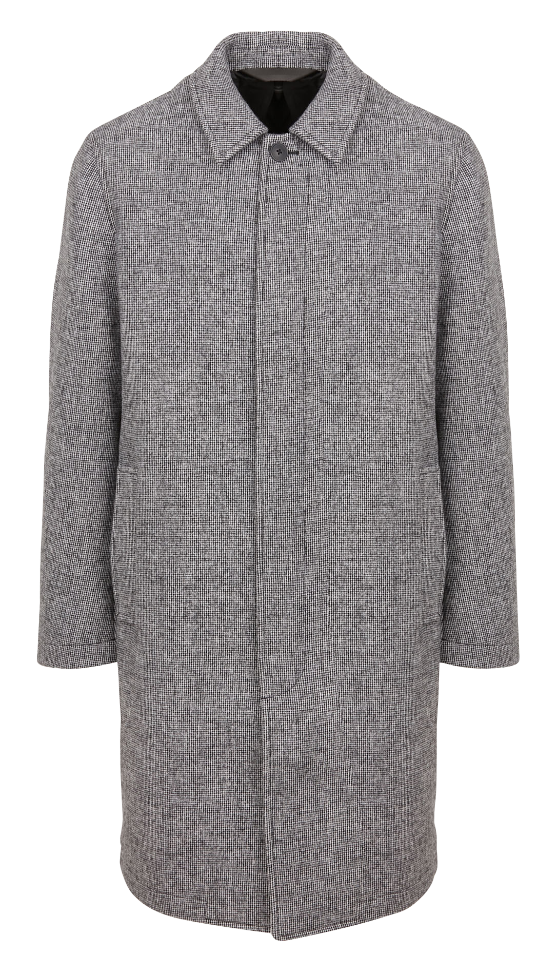 Wool-blend midi coat MINIMUM Black