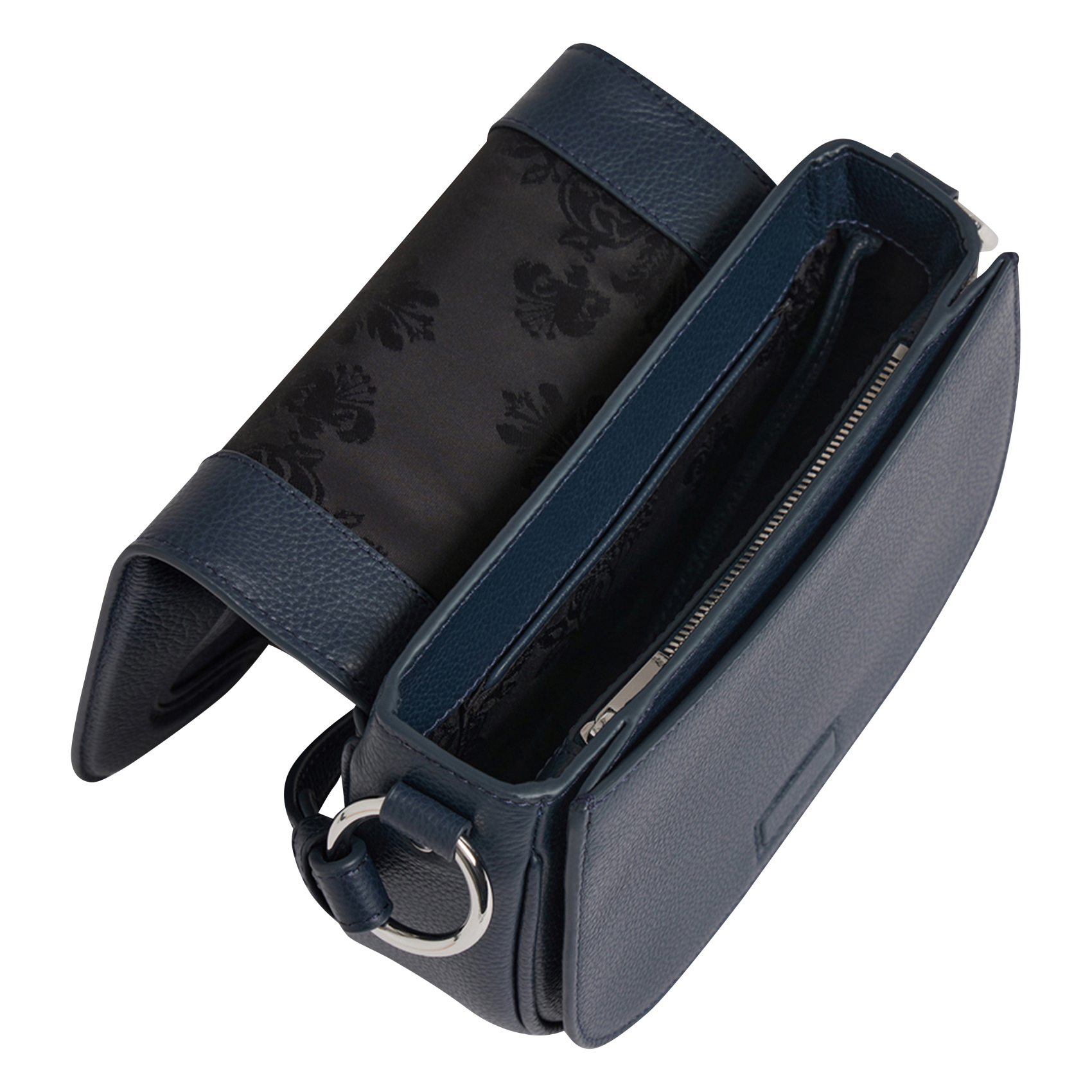 Sac bandoulière en cuir LE TANNEUR Bleu