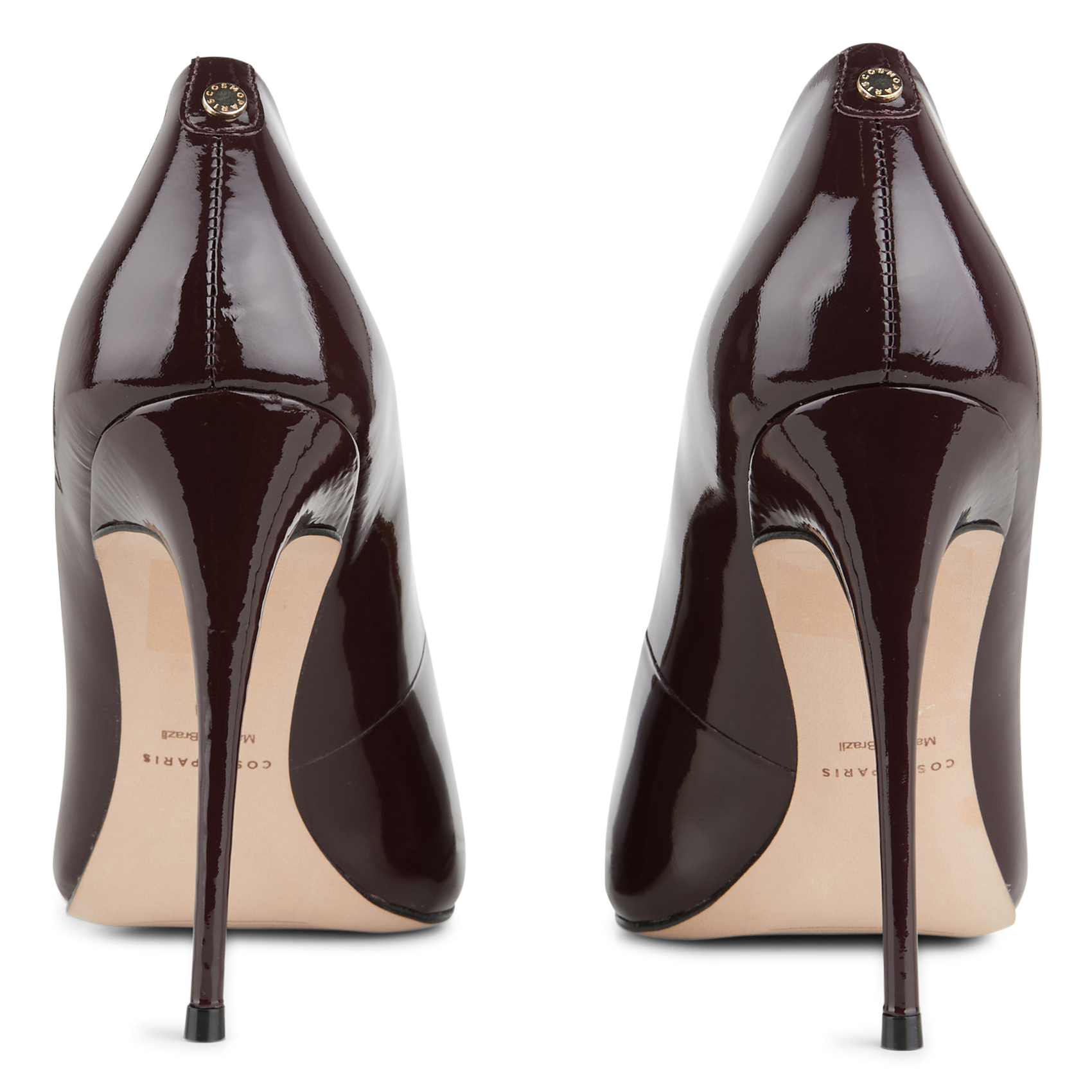 AELIA patent leather pumps COSMOPARIS Plums