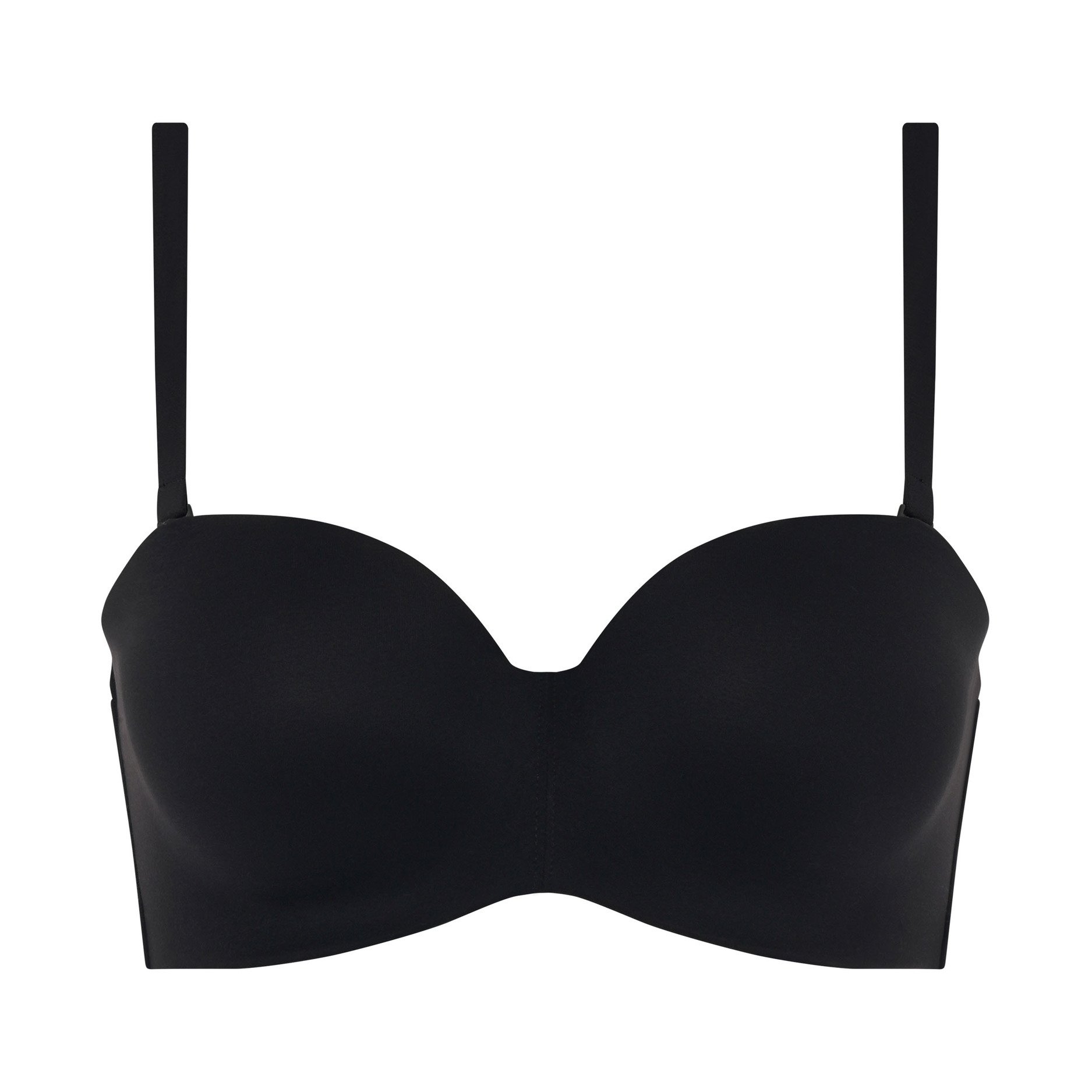 Bandeau bra with cups and removable straps | Black CHANTELLE Women