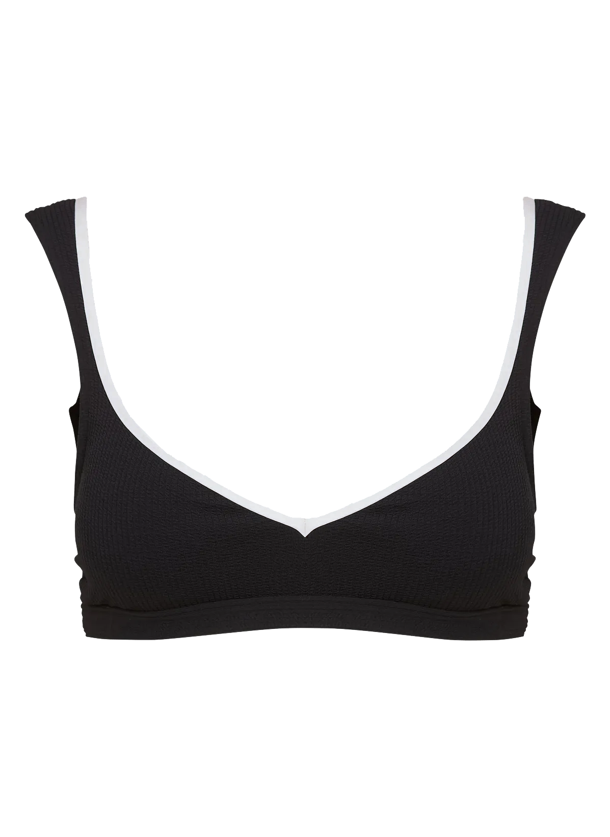 Haut de maillot brassière LIVIA Noir