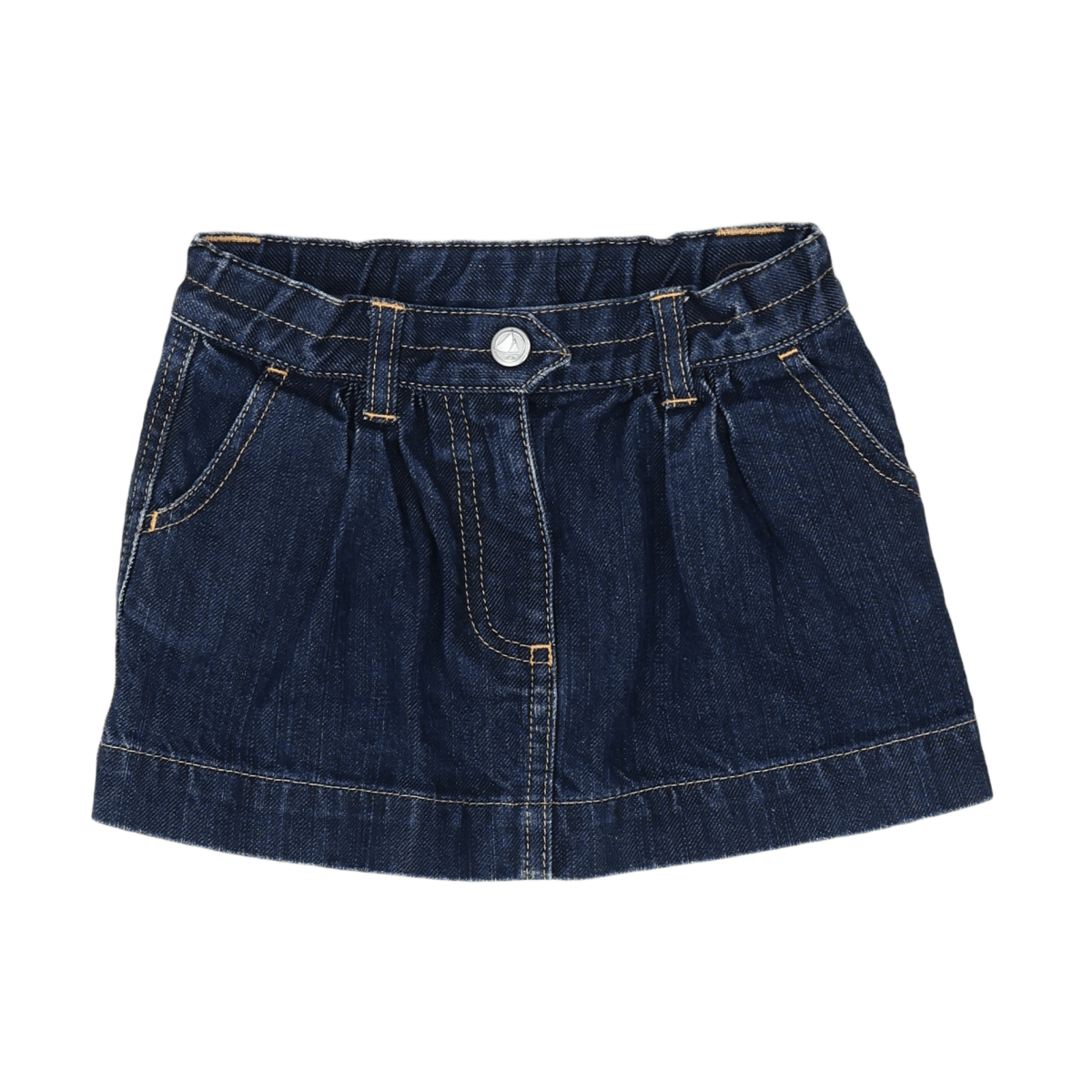 Blue baby skirt - 24 months PETIT BATEAU - Seconde Main Blue