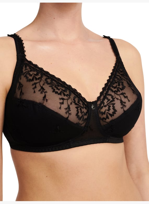 Non-wired support bra | Black by CHANTELLE Non-wired support bra Black