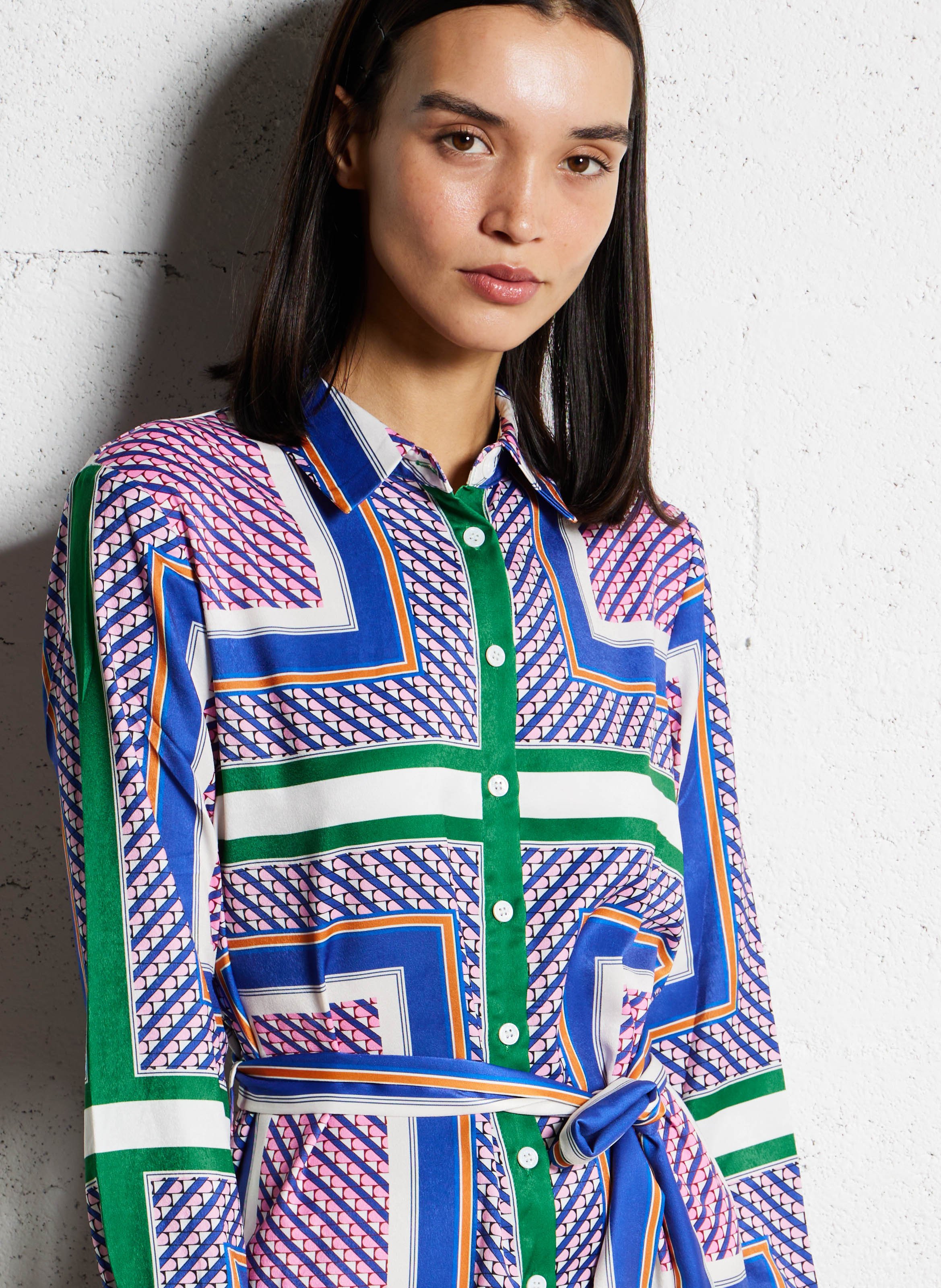 Overhemdjurk met print LA PETITE ETOILE Veelkleurig