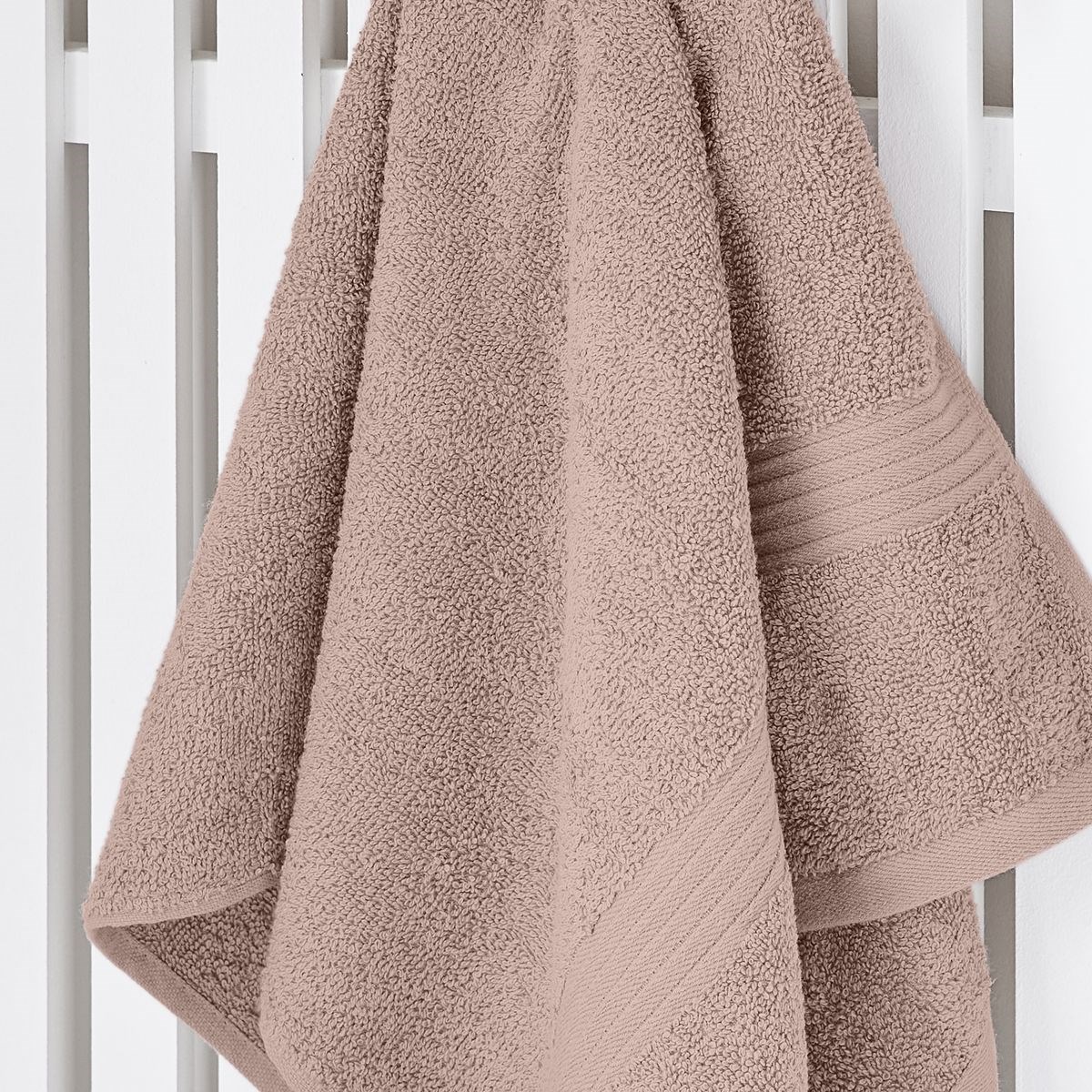 Plain cotton bath towel TODAY LINGE DE MAISON Pink