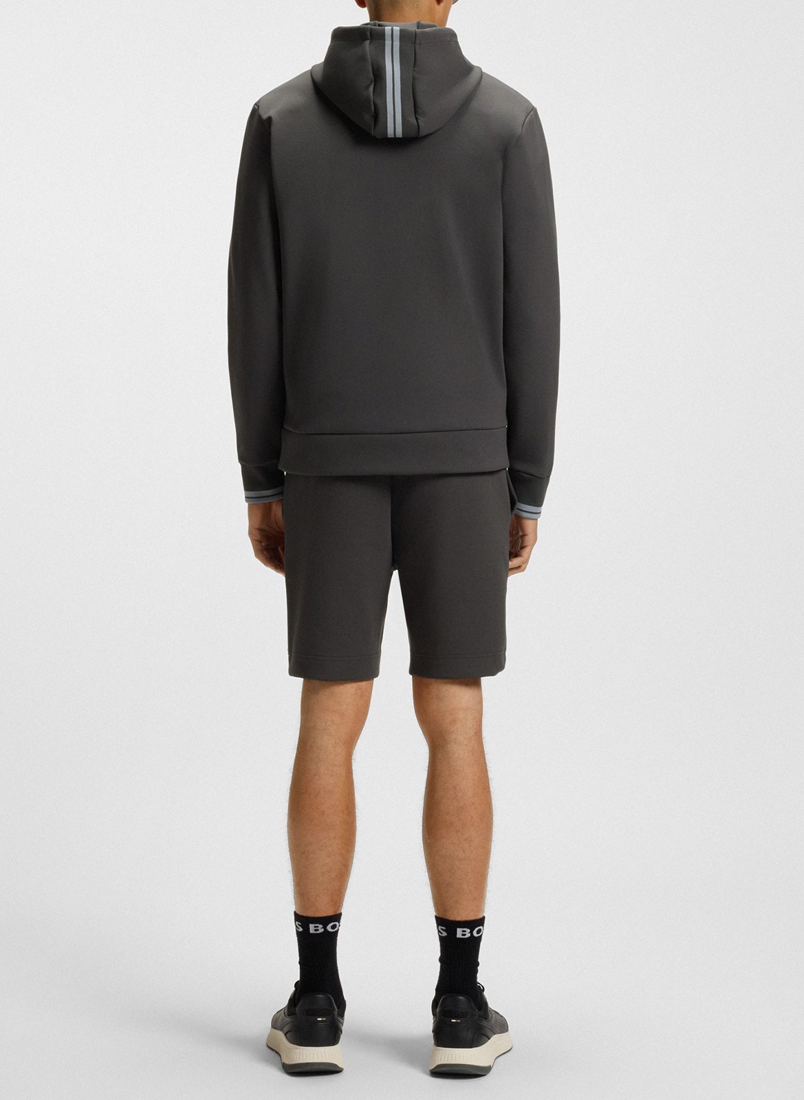 Hooded cardigan  BOSS Silver