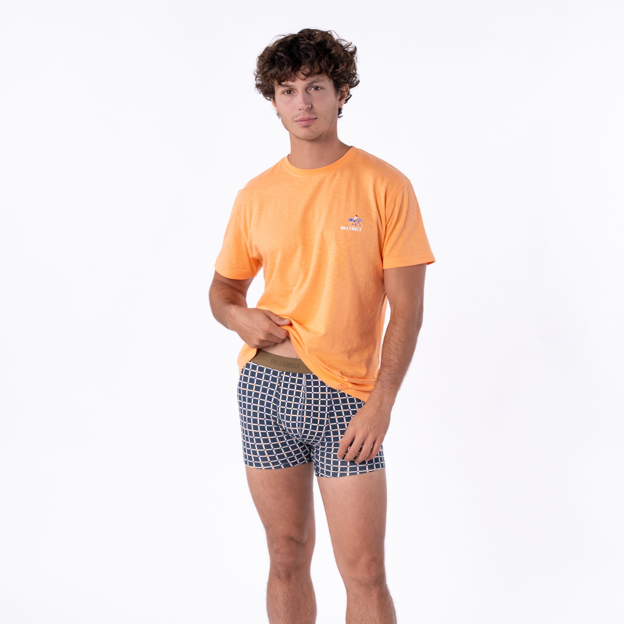 Organic cotton boxers BILLYBELT Blue