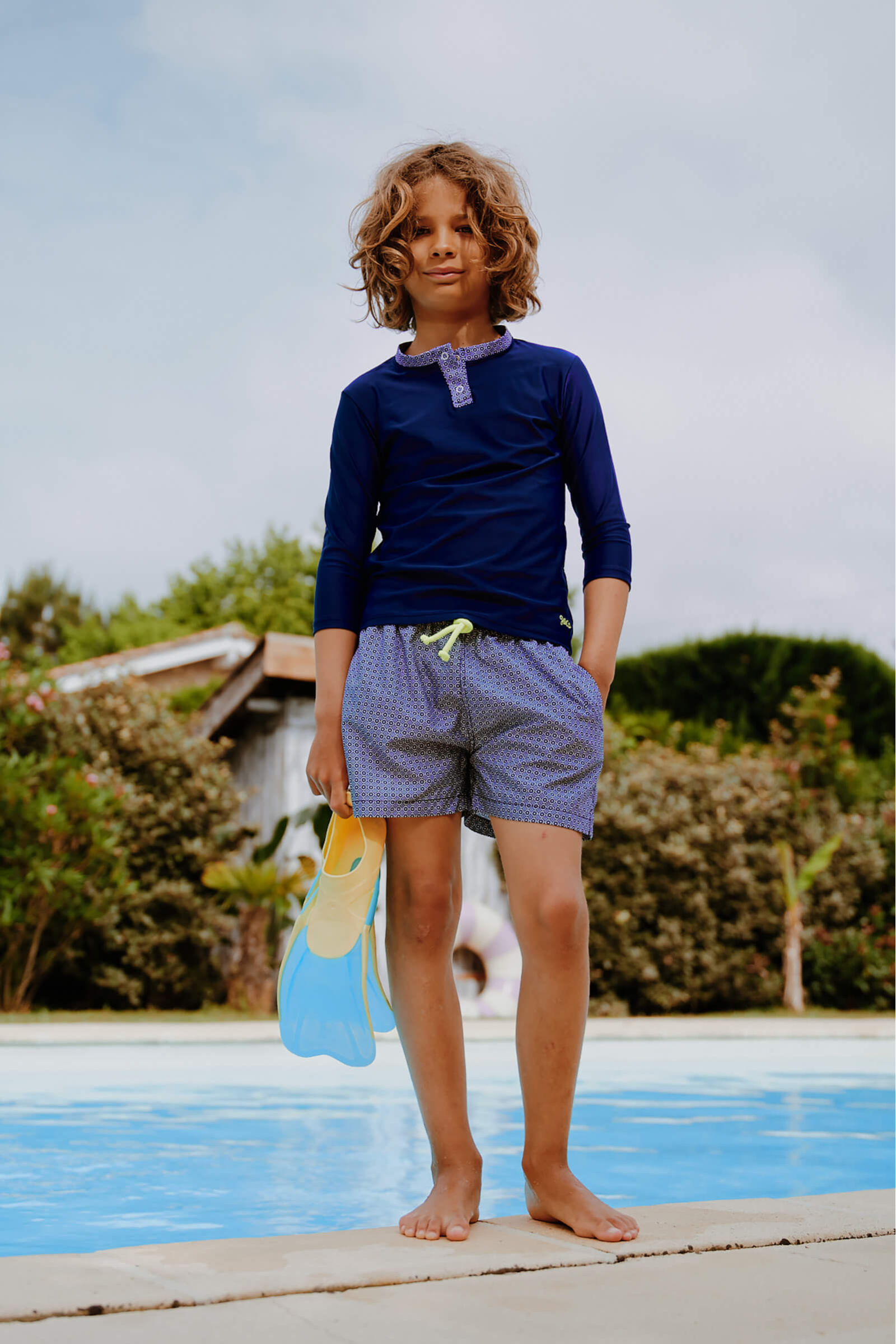 UV Protection Top GILI'S Blue