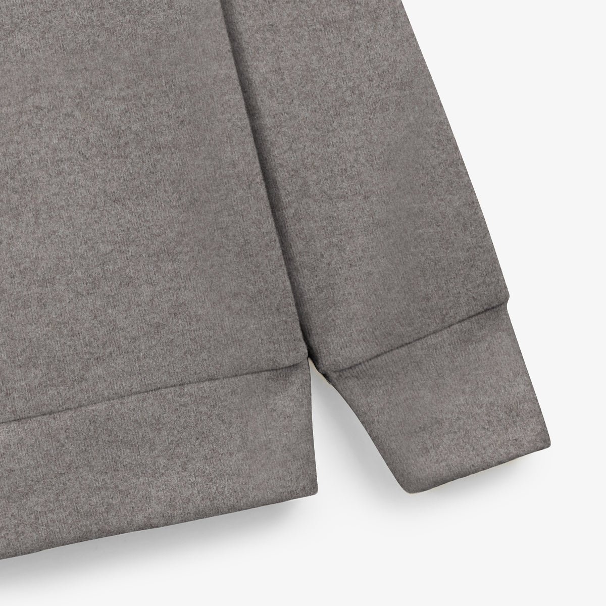 Plain round neck sweatshirt SERGE BLANCO Brown