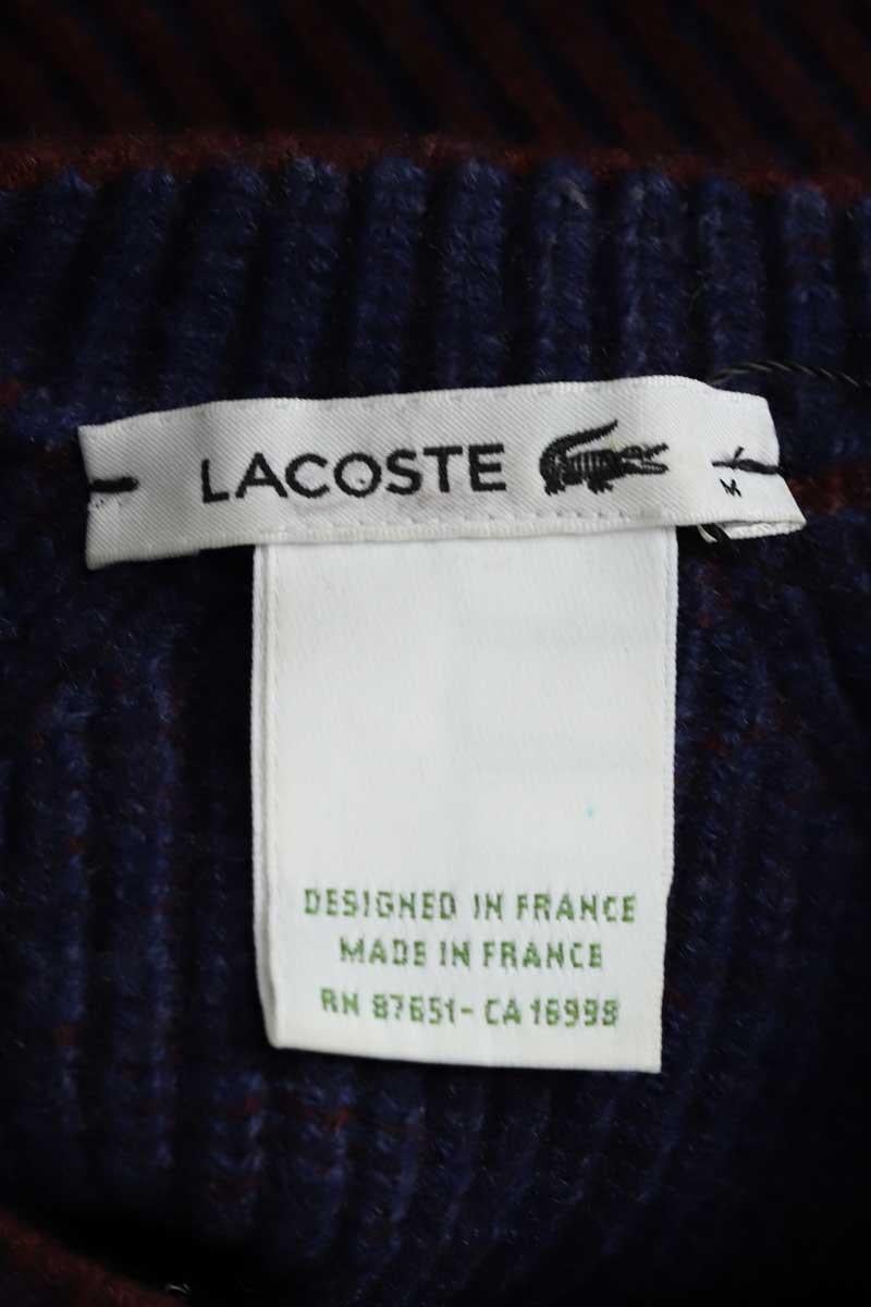 Wool sweater LACOSTE - SECONDE MAIN Red