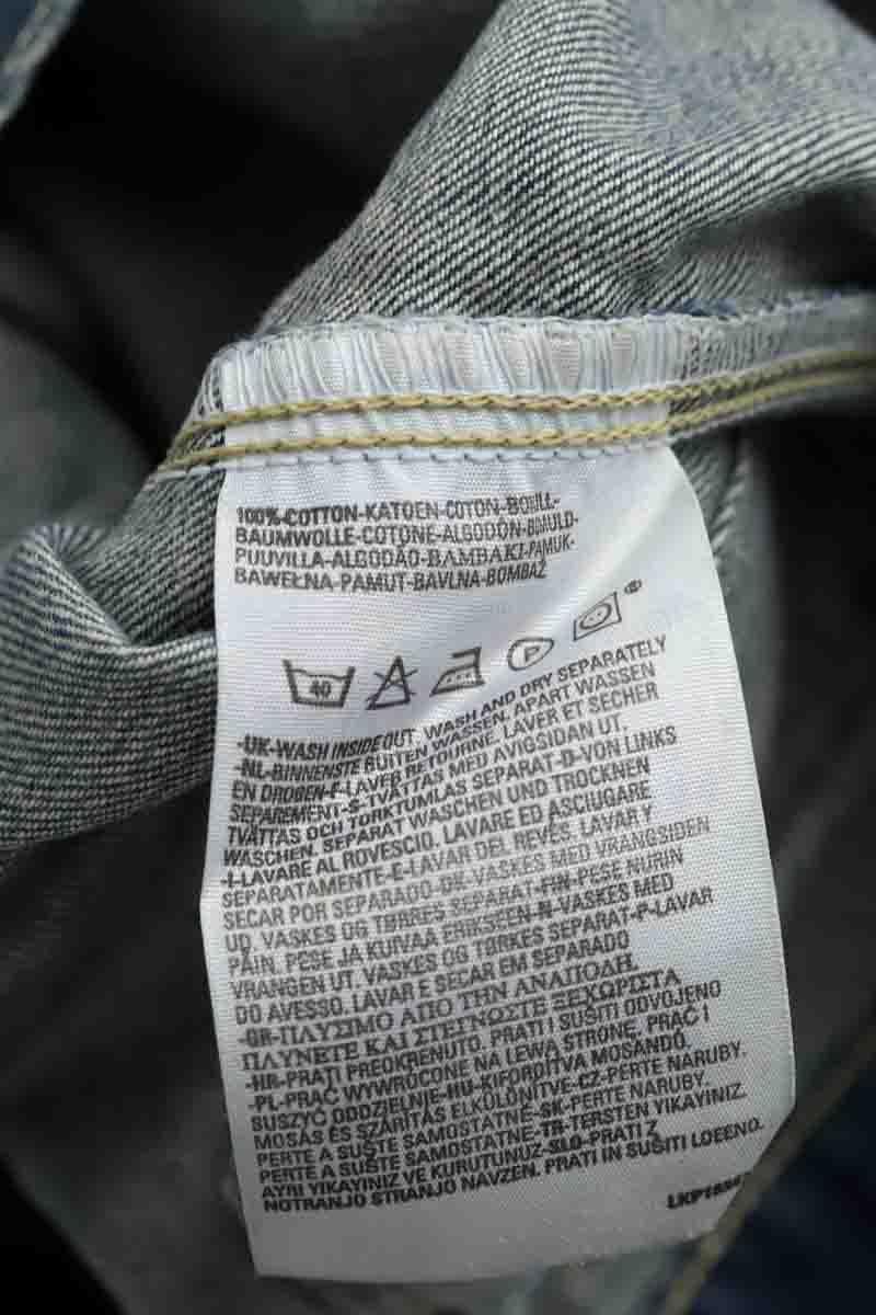 Cotton straight jeans LEVI'S - Seconde main Blue