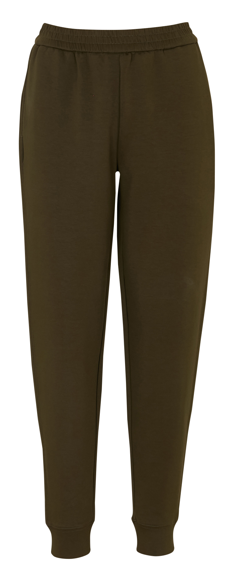 Gerade geschnittene Jogginghose aus Baumwoll-Mix MAISON 123 Khaki