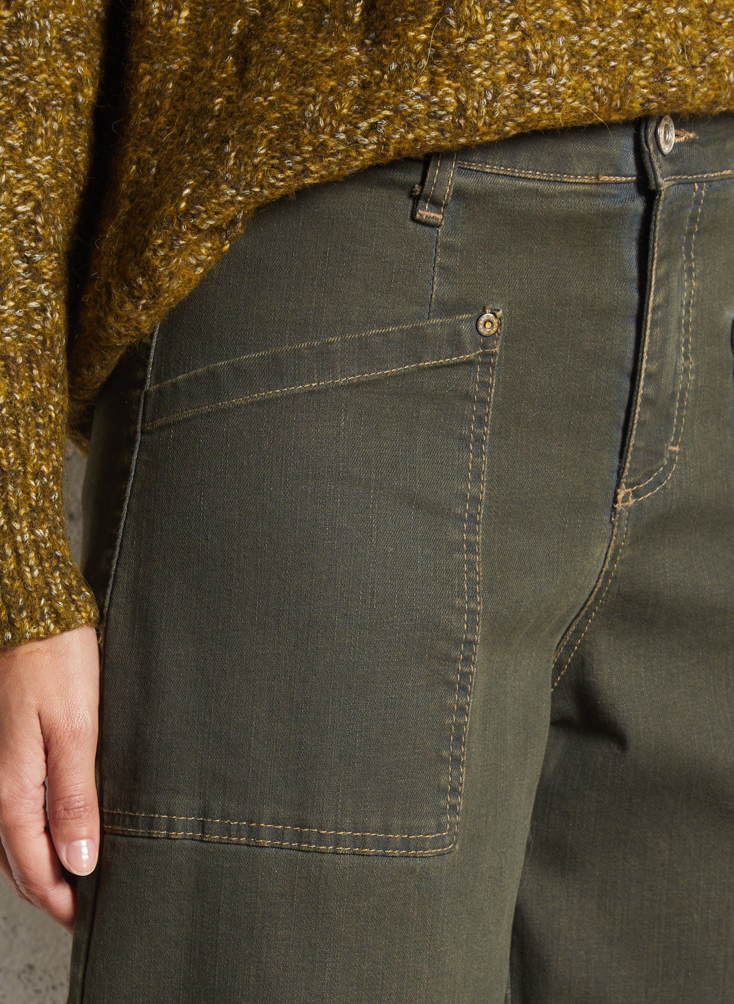 Jean ballon  PLEASE Gris