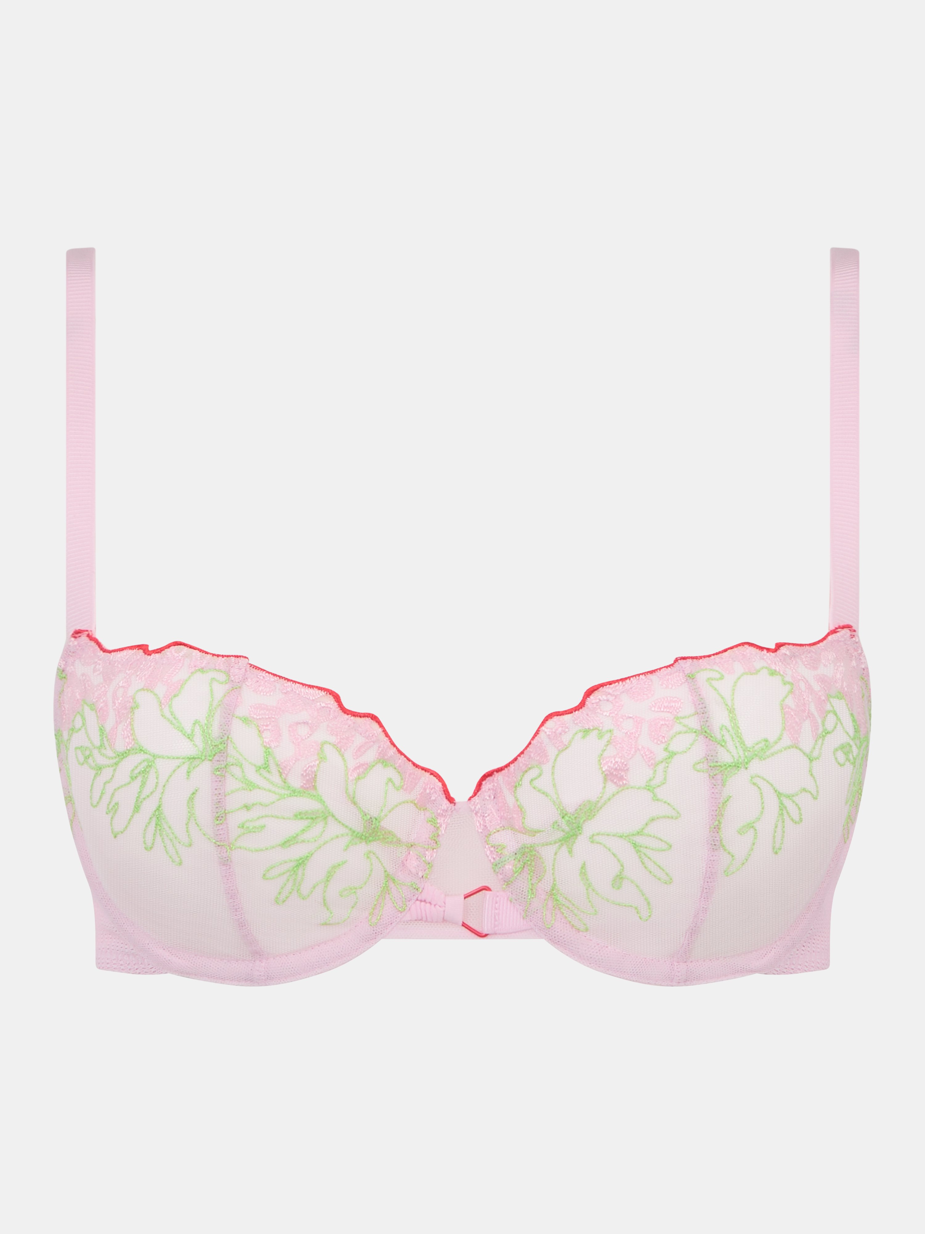 Balconette bra with embroidery CHANTELLE PULP Multicolored