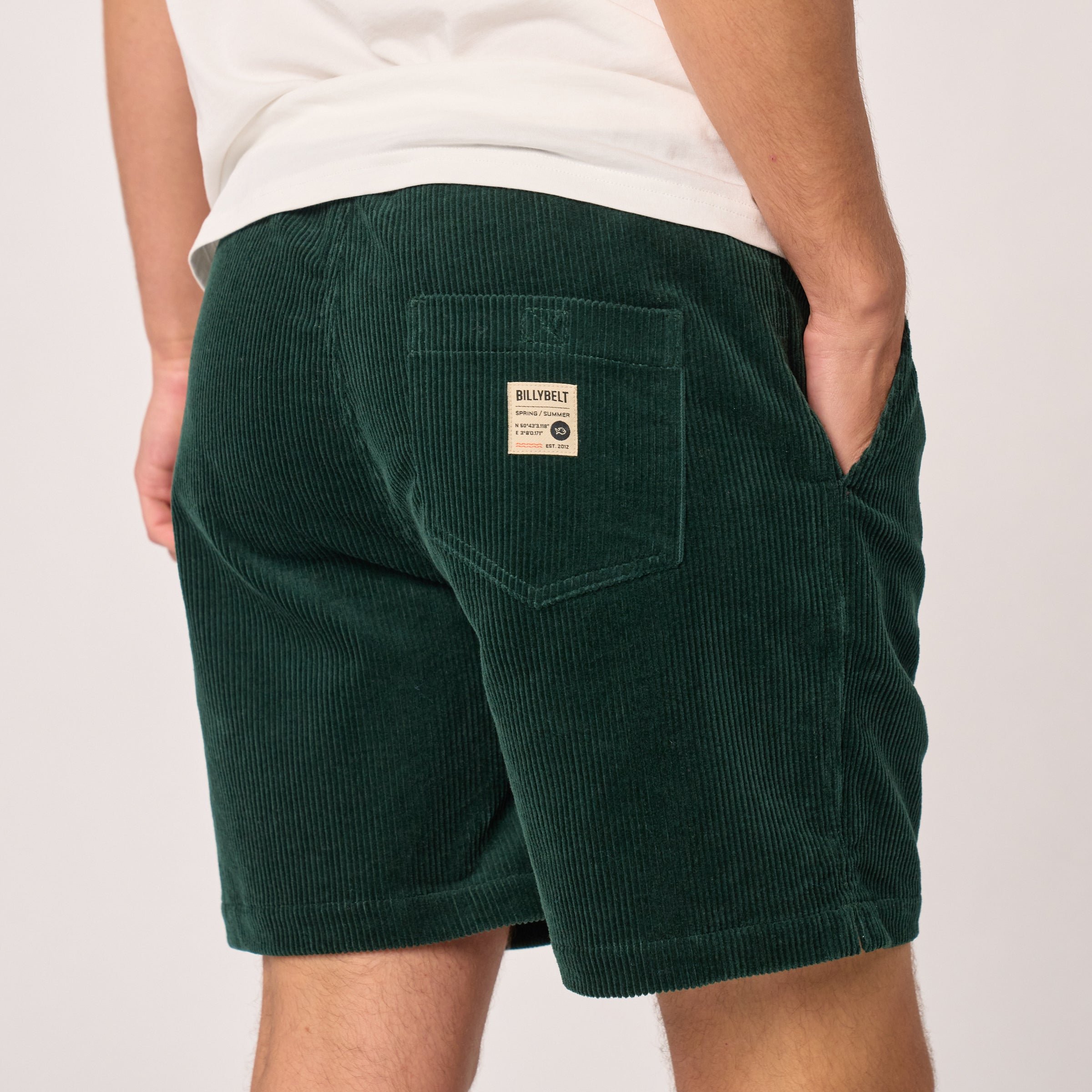 Short en velours BILLYBELT Green