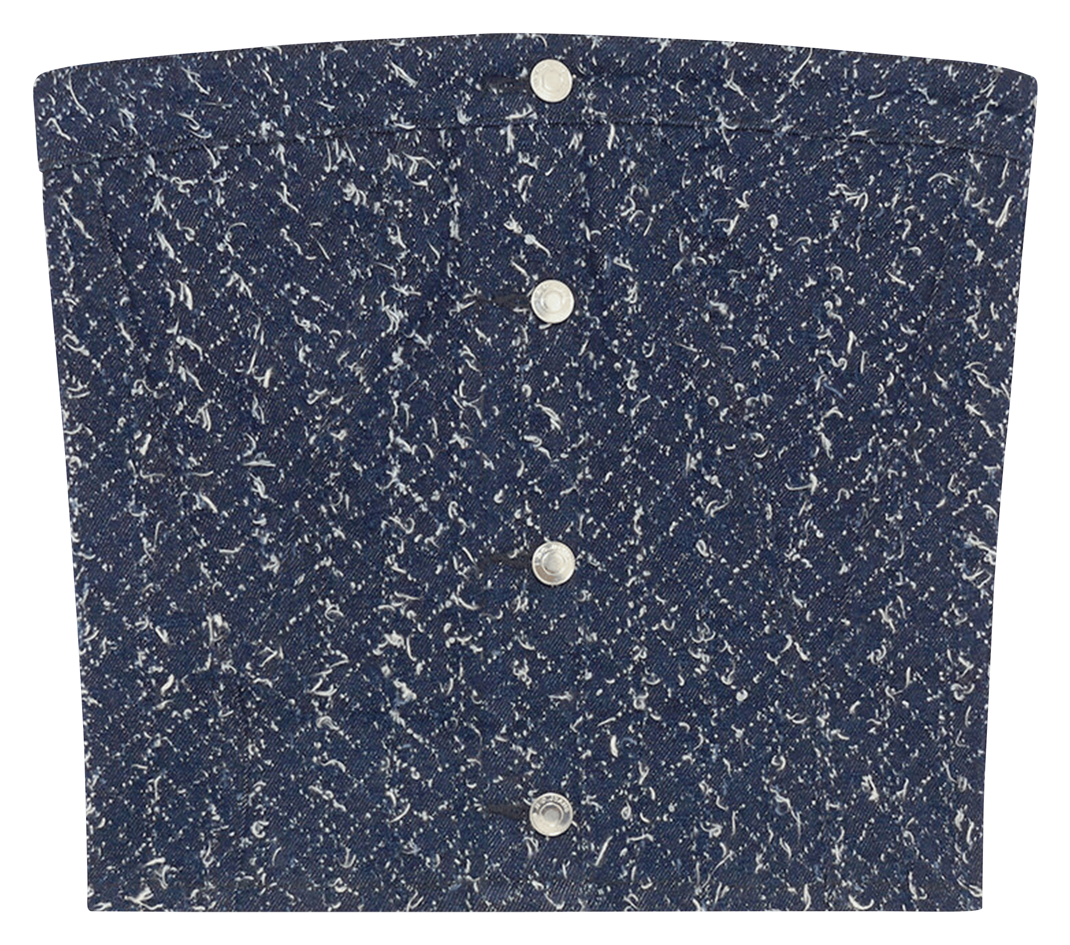 Bustier court boutonné en tweed IRO Bleu