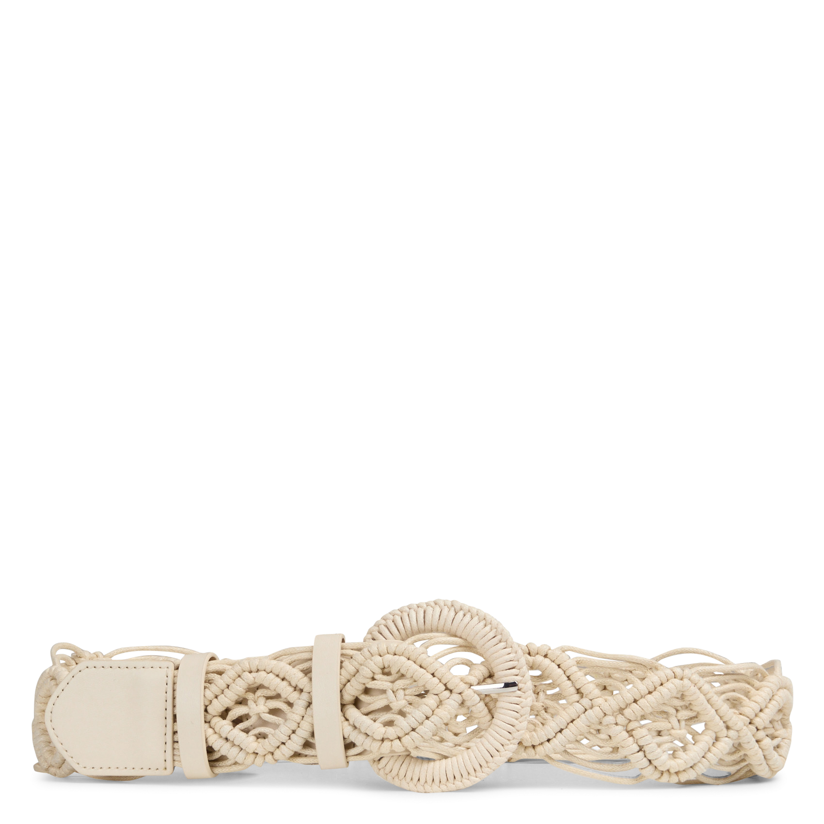 Macramé Belt LA FEE MARABOUTEE White