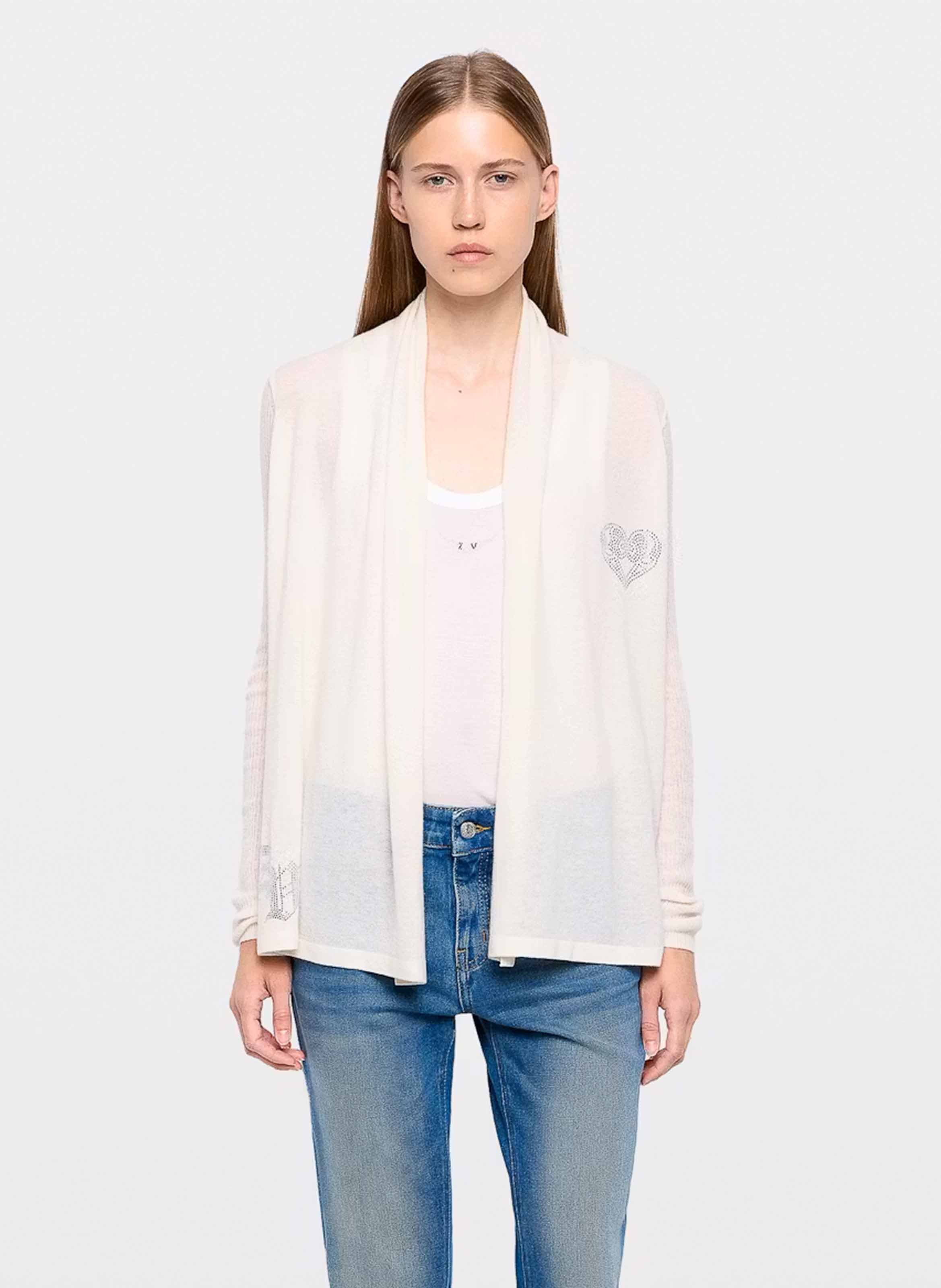 Cardigan ample en cachemire ZADIG&VOLTAIRE Beige