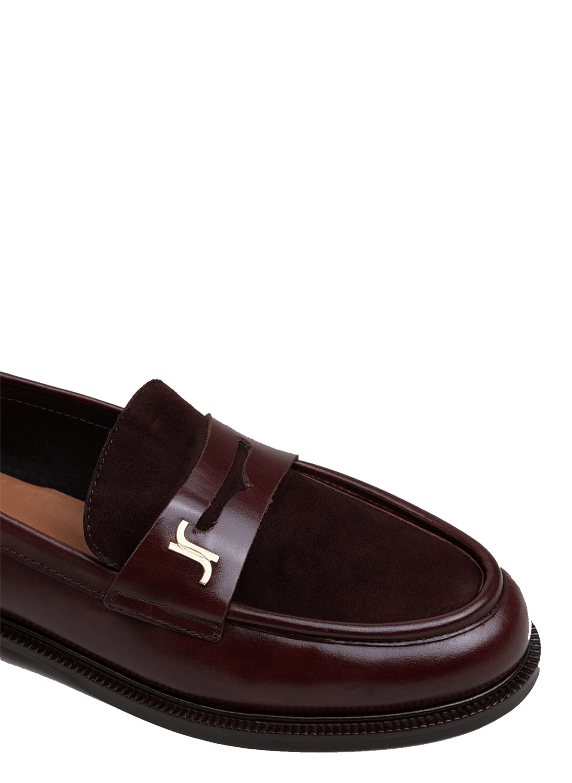 Mocassins en cuir JONAK Marron