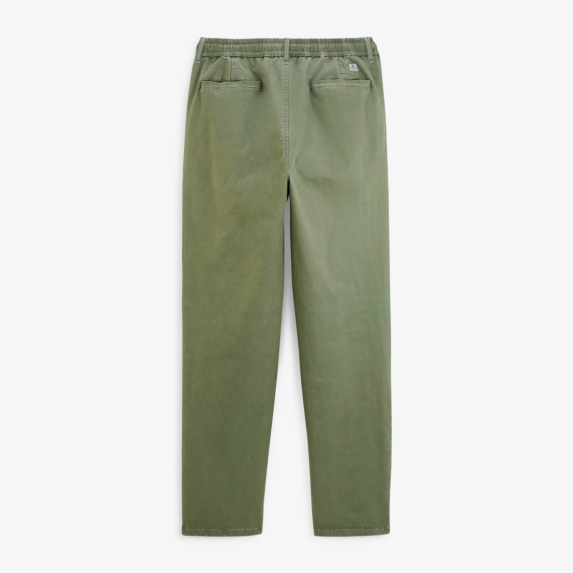 Pants 558 in military green stretch cotton with elasticated waist sbplay SERGE BLANCO Grey