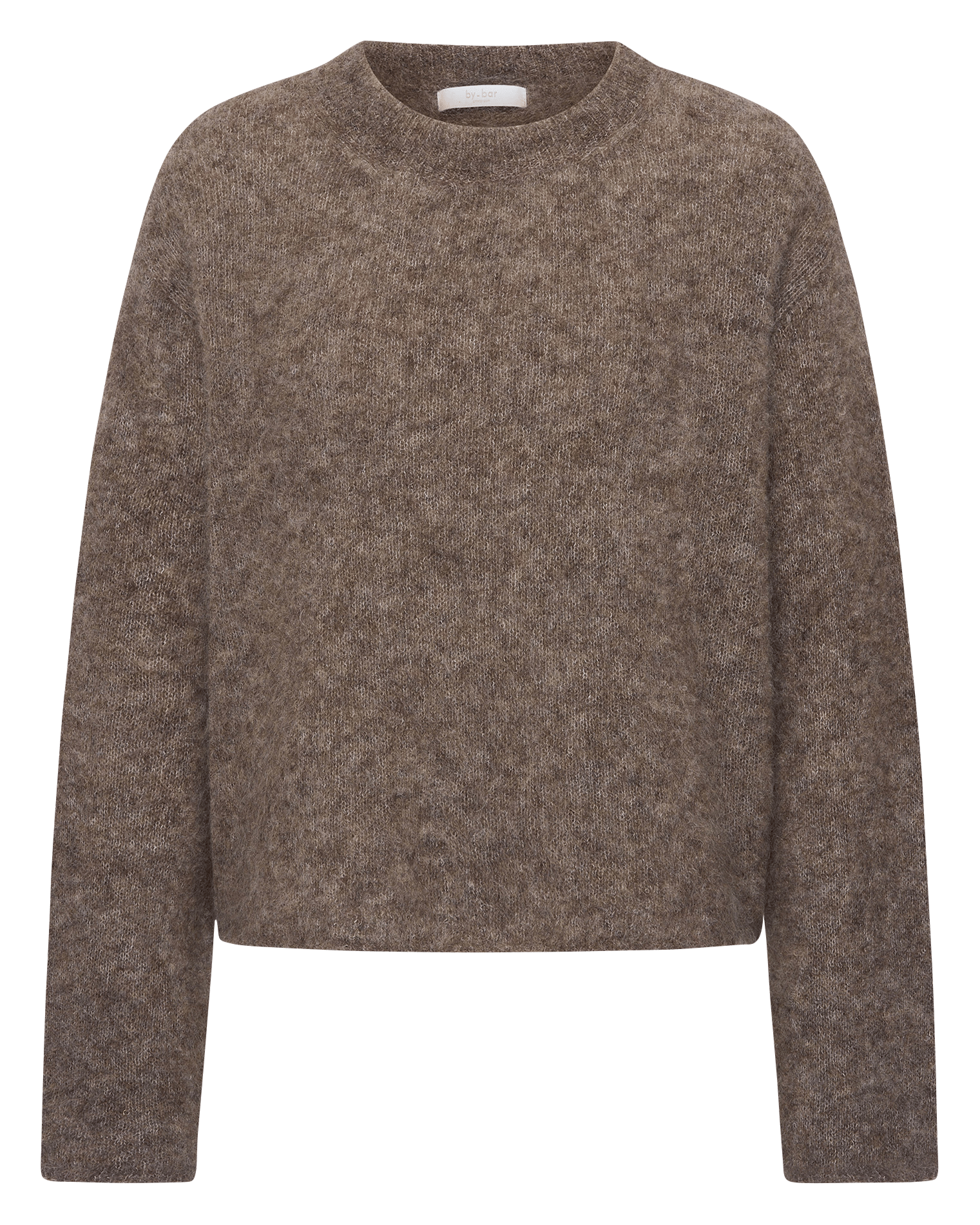 Oversized wool-blend sweater BY BAR Brown