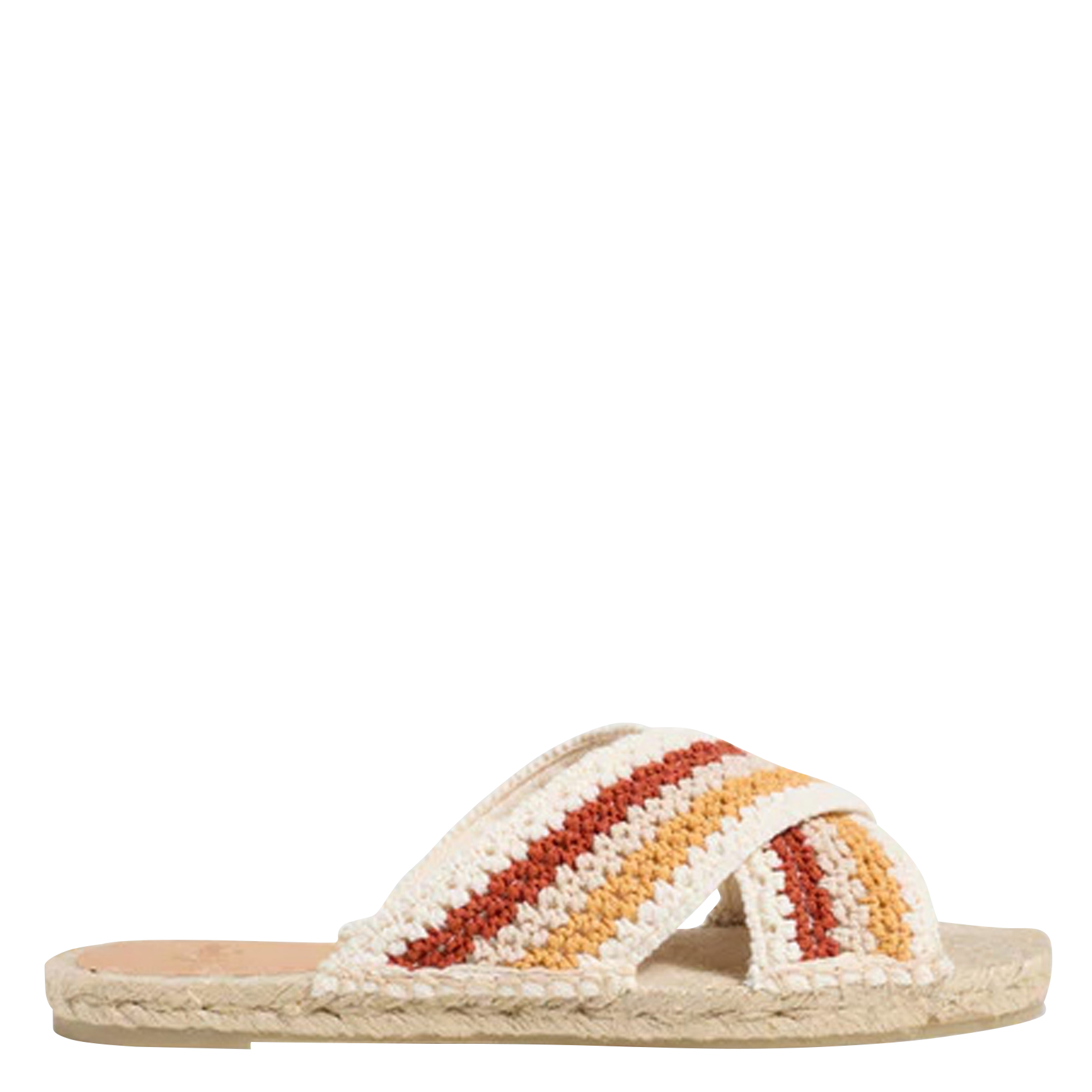 Espadrilles plates en crochet CASTANER Multicolore