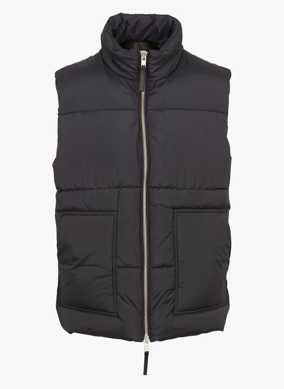 Steppweste aus recycelten fasern Black Minimum Herren Place