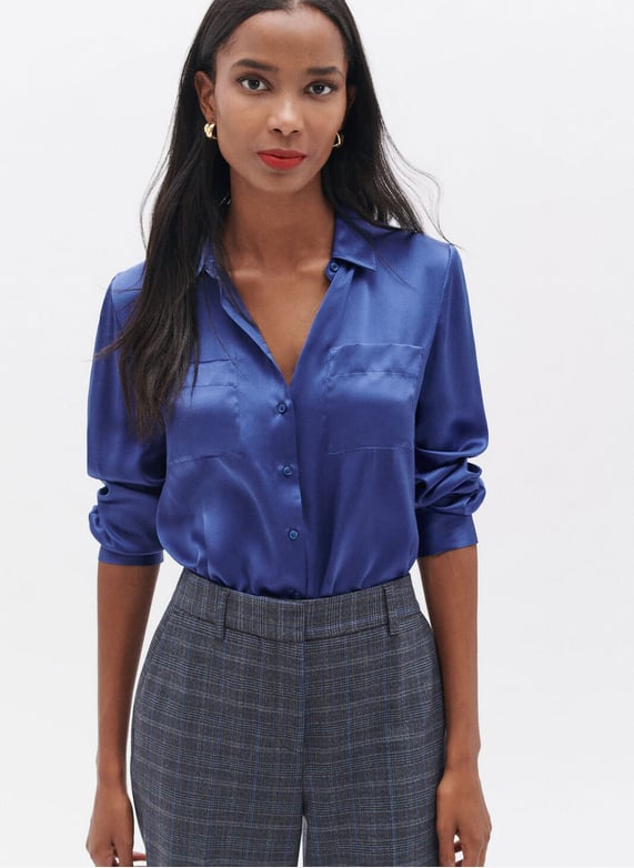 Chemise Col Classique En Soie Jeanneb Klein Caroll Femme 1911000 1044 KLEIN Place des Tendances Suisse