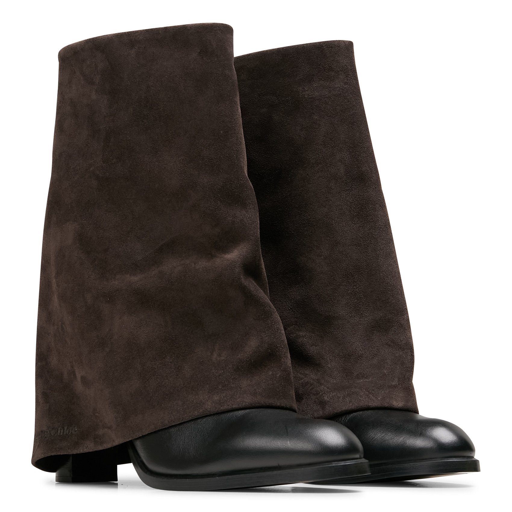 Dual-material ankle boots SEE BY CHLOE Black