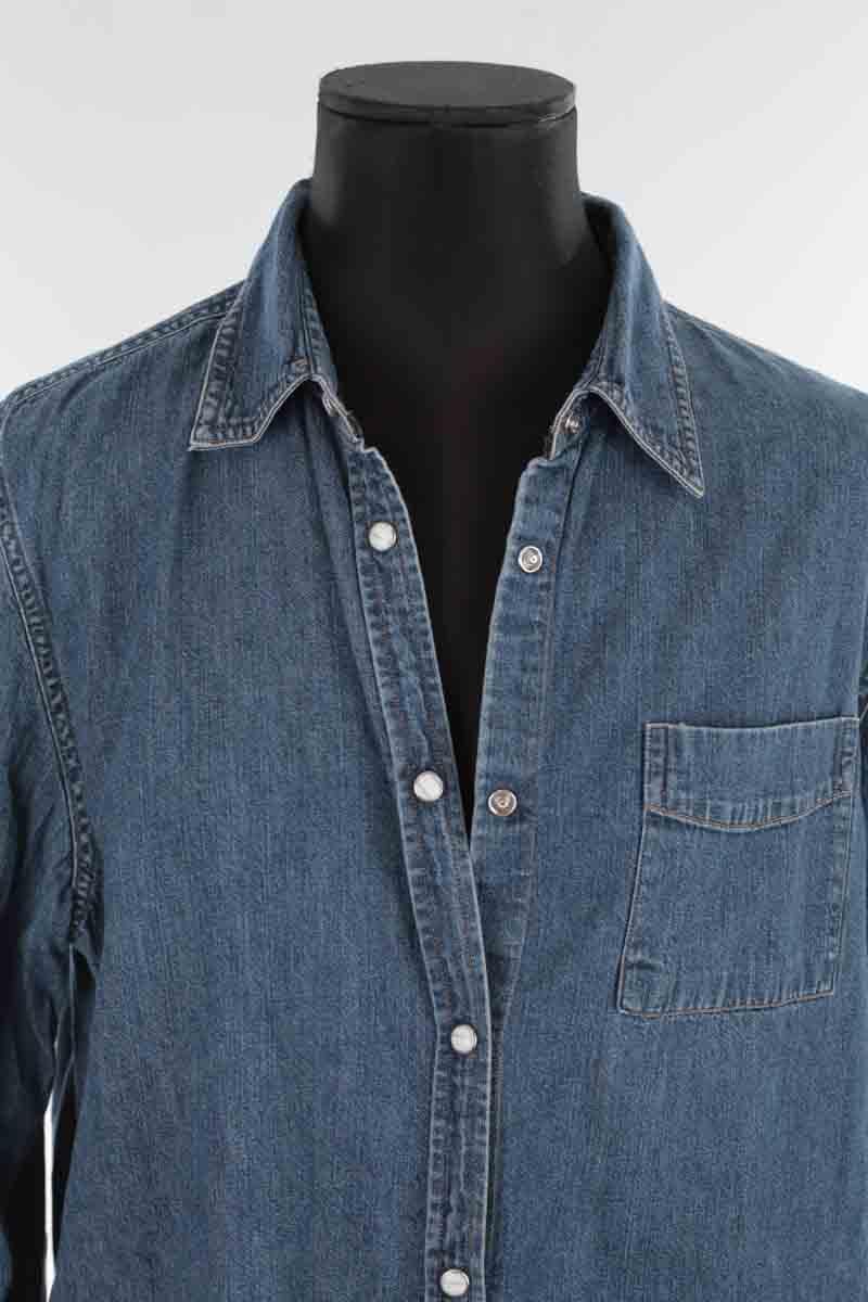 Cotton shirt ACNE STUDIOS - Seconde Main Blue