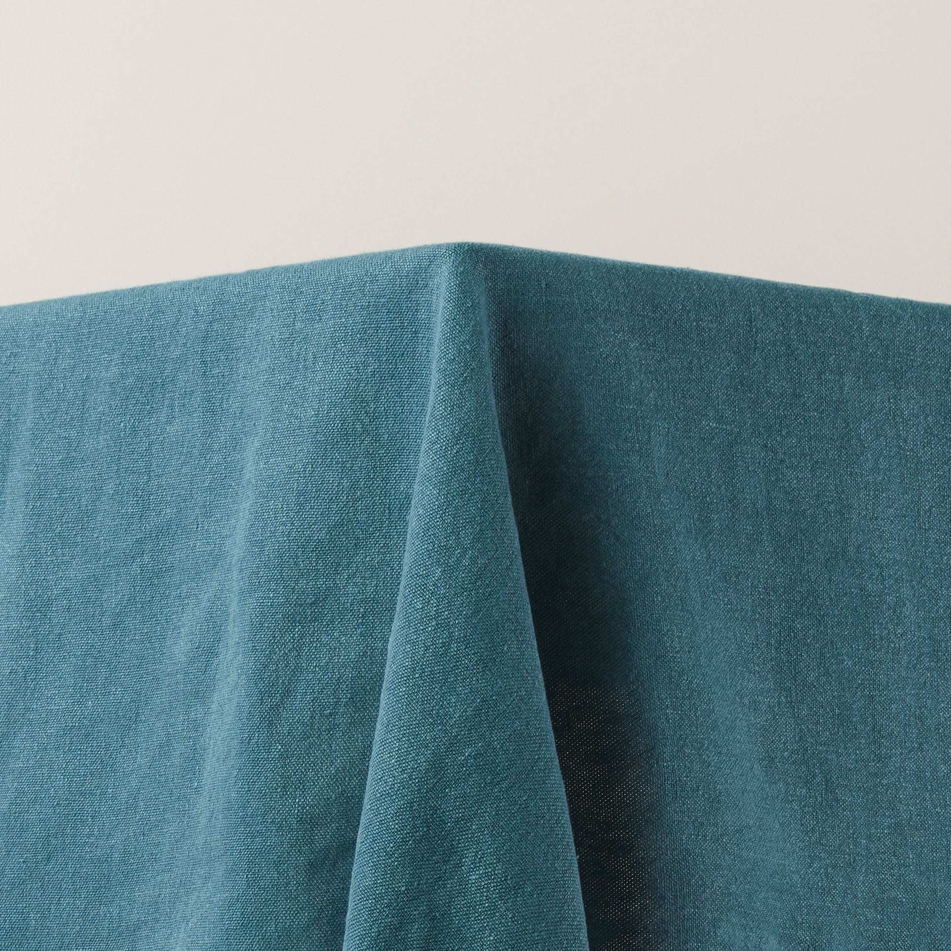 NINO - Rectangular linen tablecloth MADURA Blue