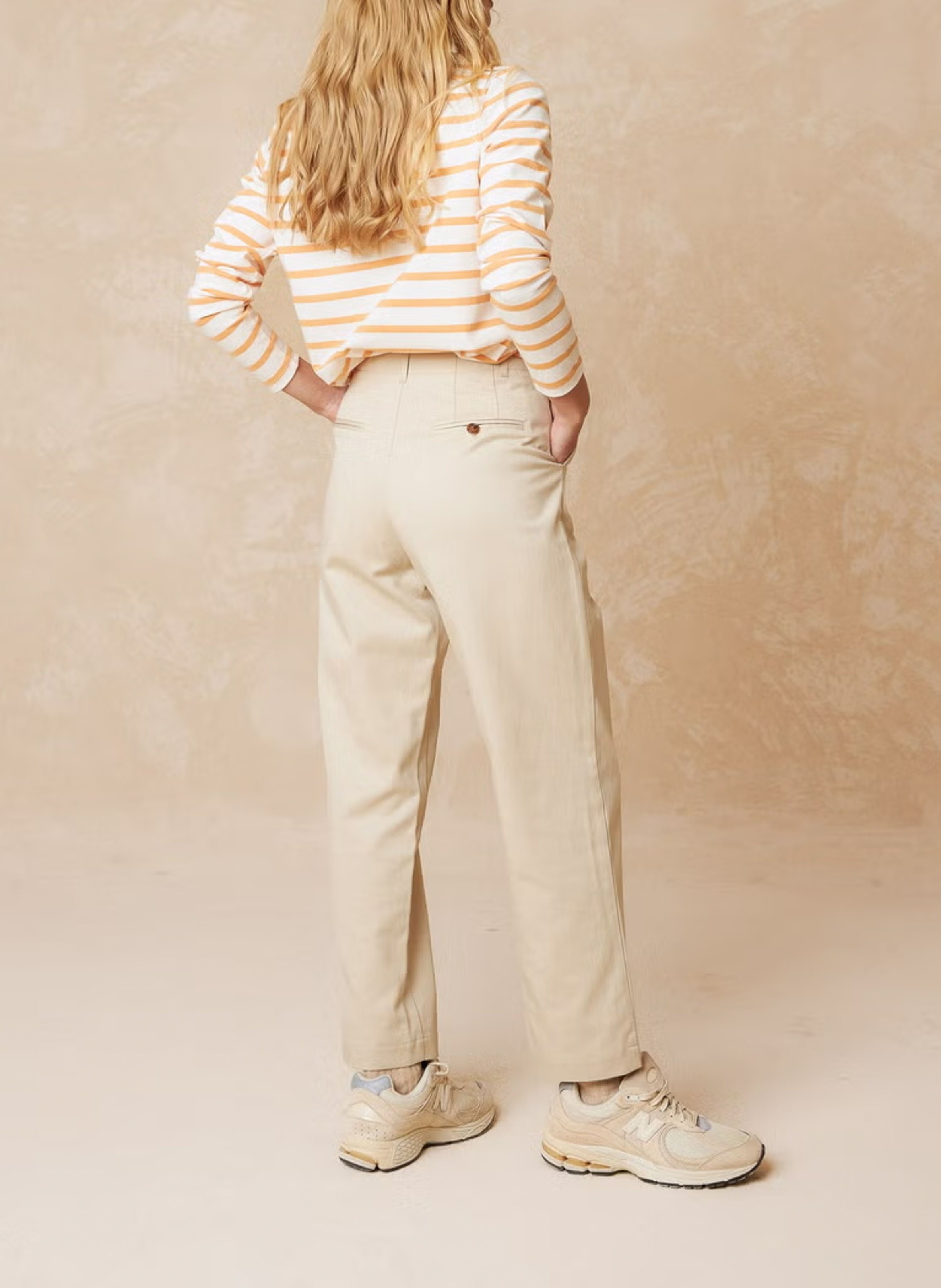 Cotton-blend bucket hat INDI & COLD Beige