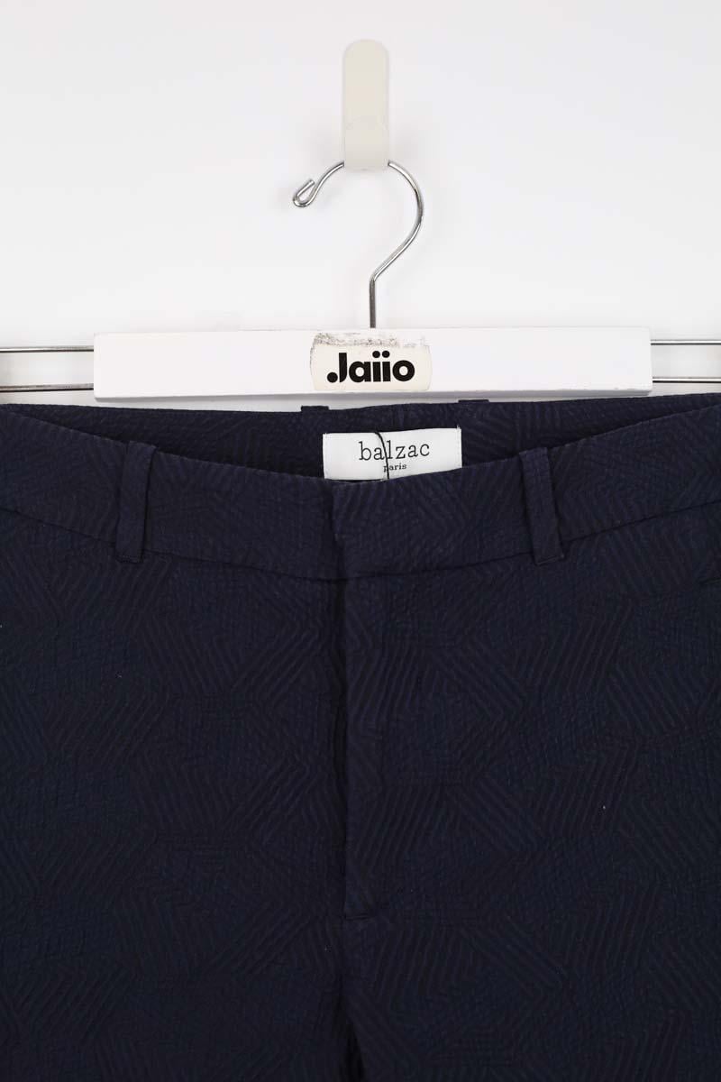 Slim-fit cotton cargo pants BALZAC PARIS - Seconde Main Blue