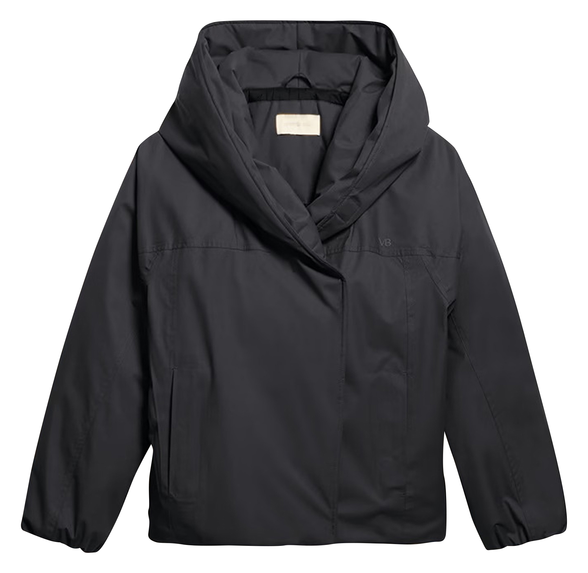 Recht donsjack met capuchon VANESSA BRUNO Zwart