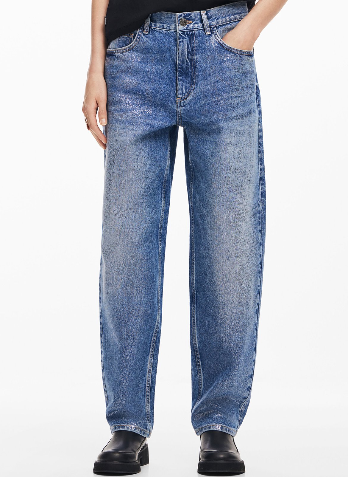 Saldi Pantaloni Desigual Pantaloni Uomo Pantaloni Con Toppe E