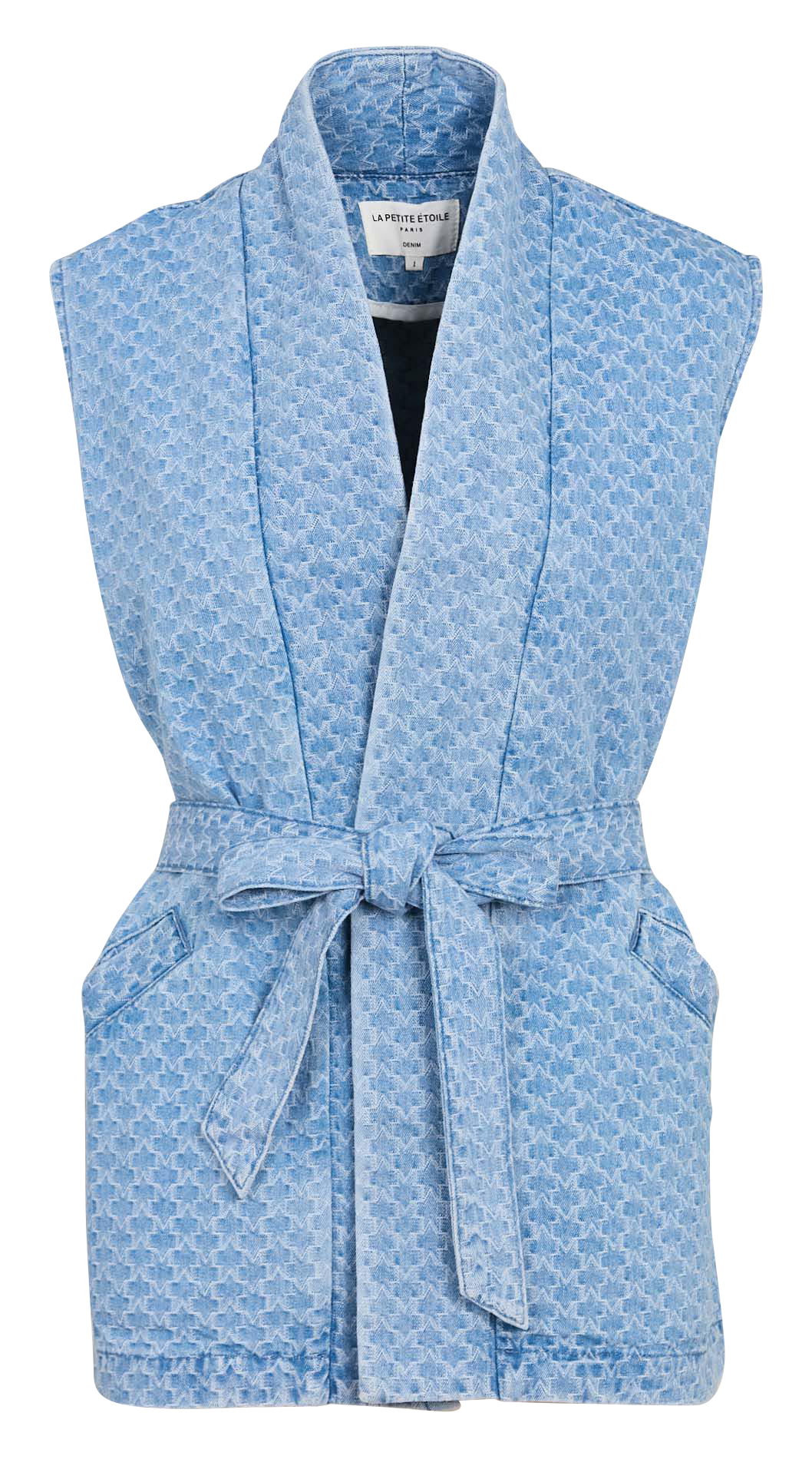 Veste ample en coton LA PETITE ETOILE Jean Stone