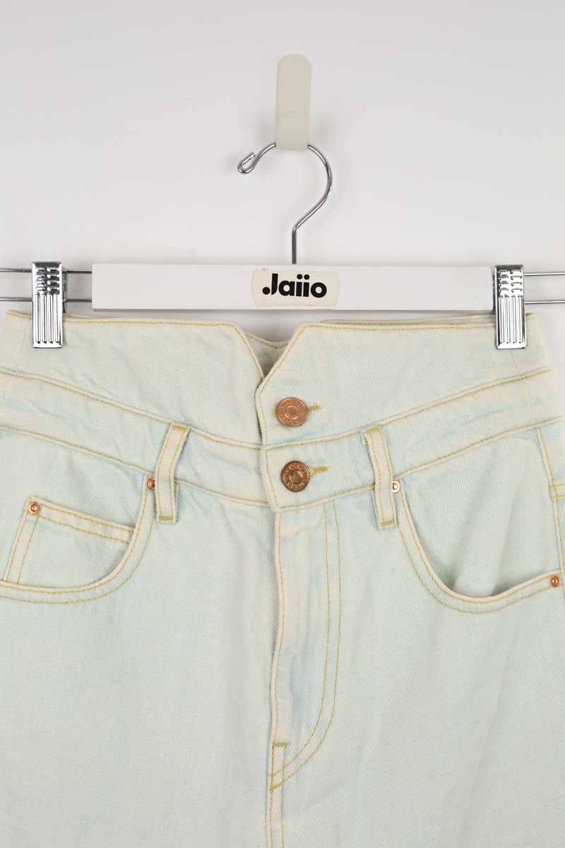 Cotton straight jeans ISABEL MARANT ÉTOILE - SECONDE MAIN Blue