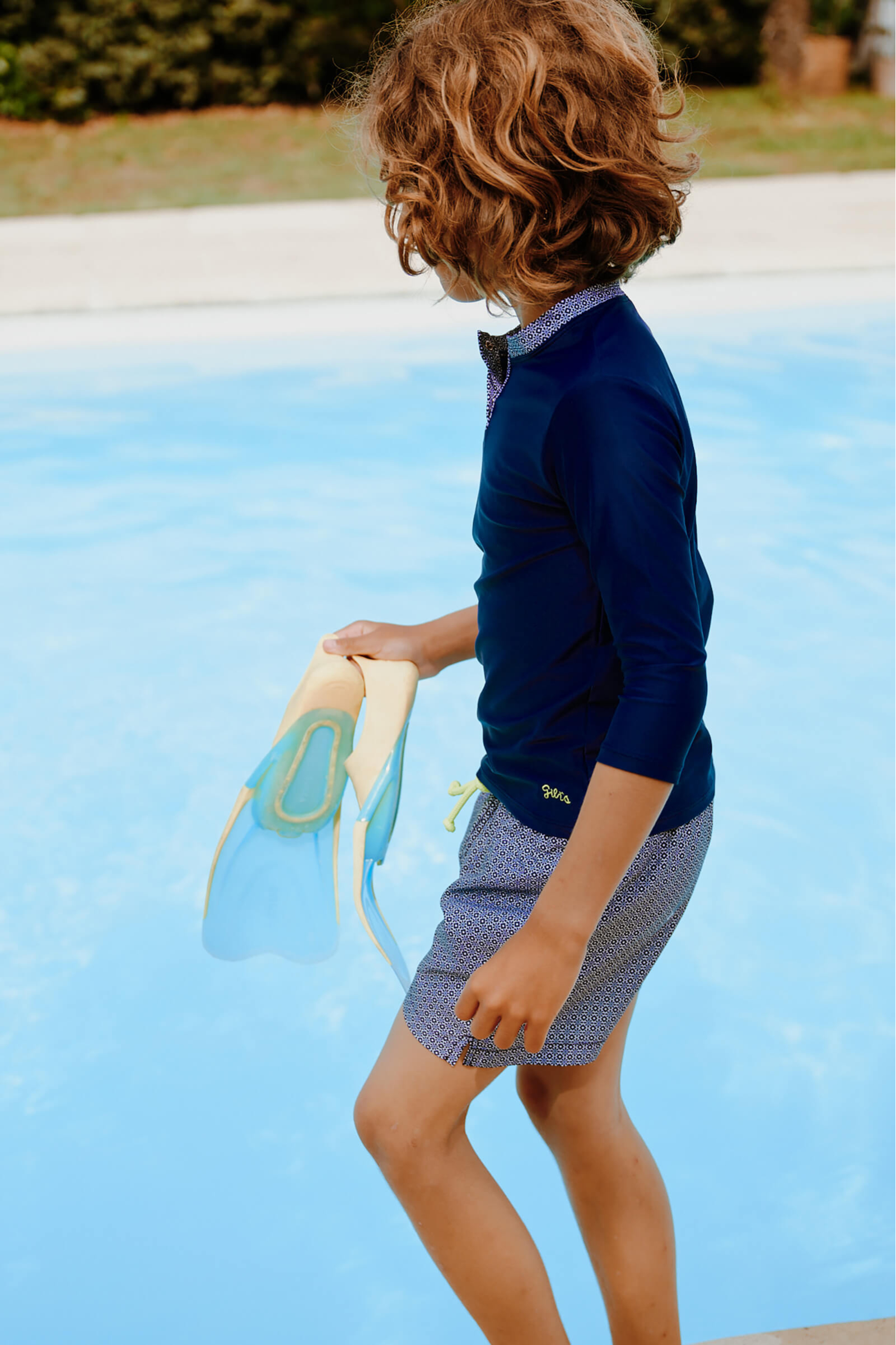 UV Protection Top GILI'S Blue