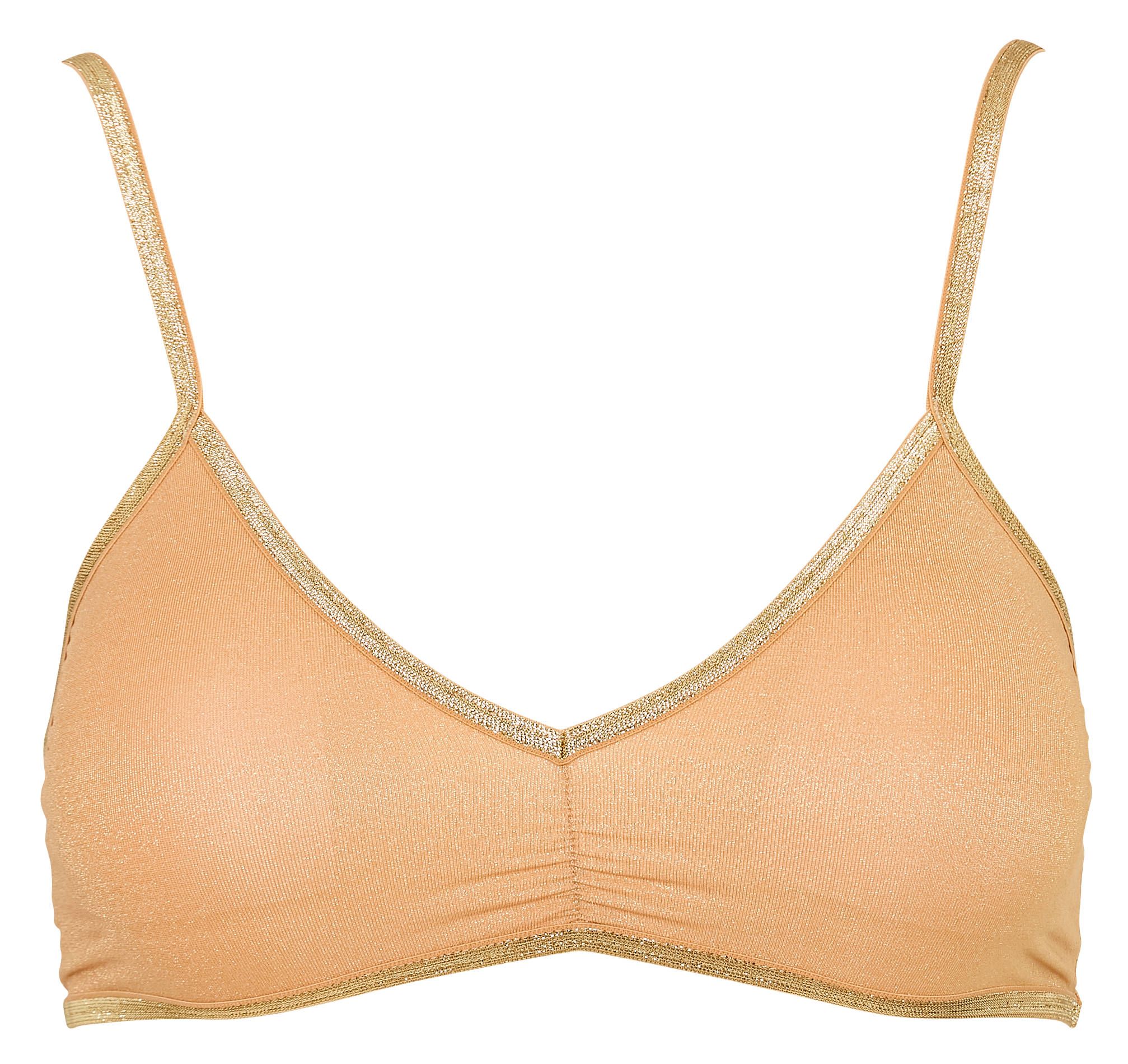 Brassière stretch à paillettes LA NOUVELLE Doré