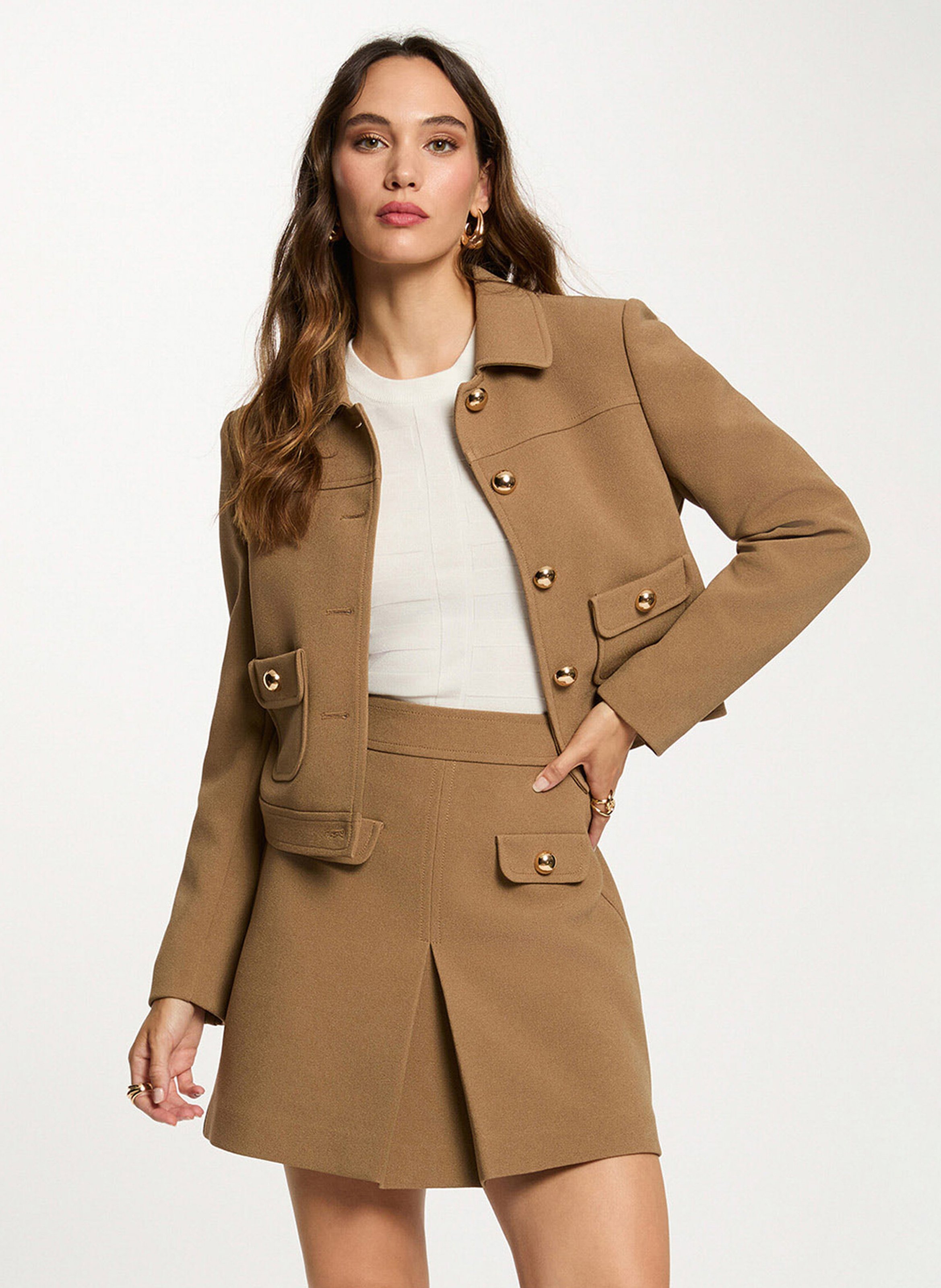Veste col classique MORGAN Beige
