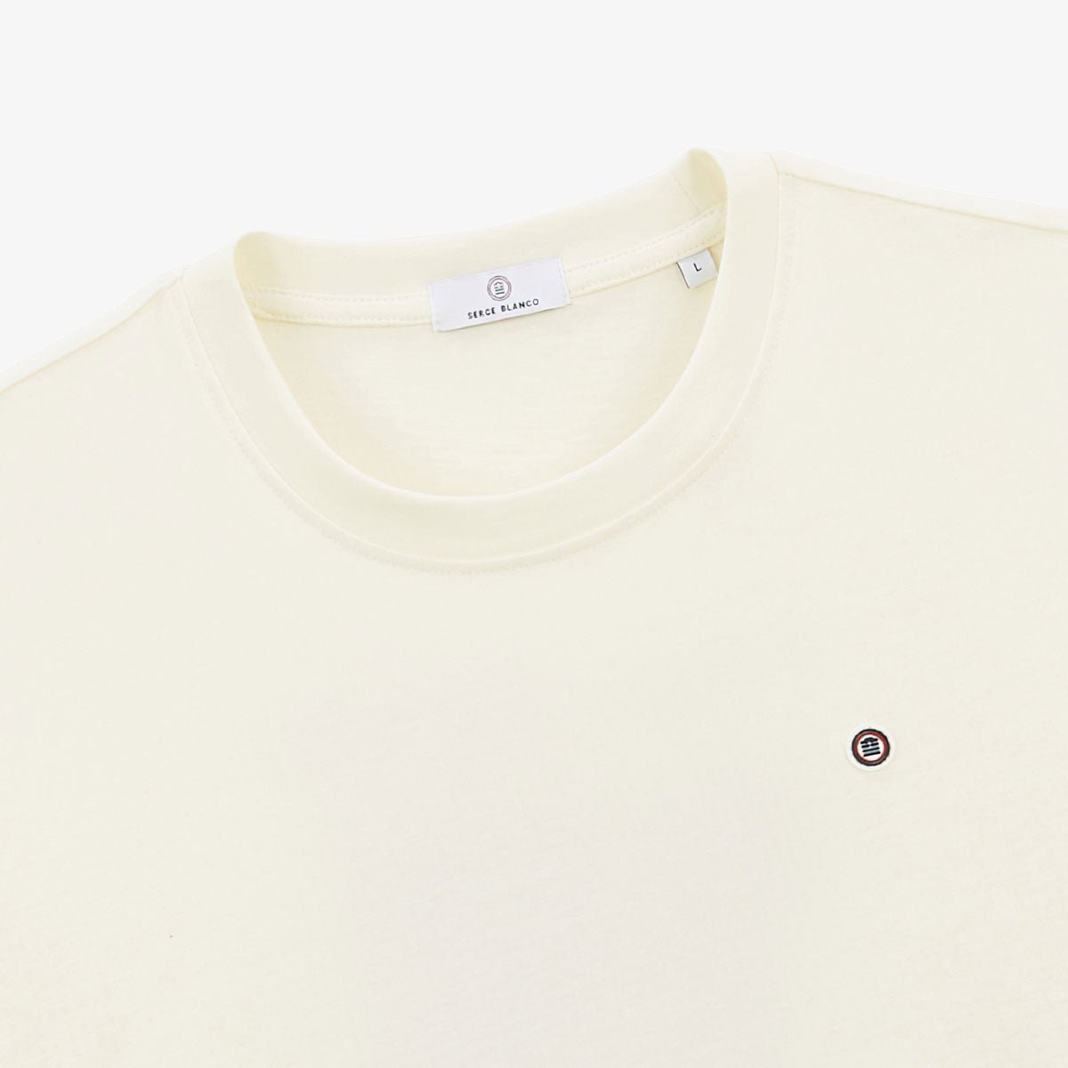 T-shirt manches courtes SERGE BLANCO Blanc