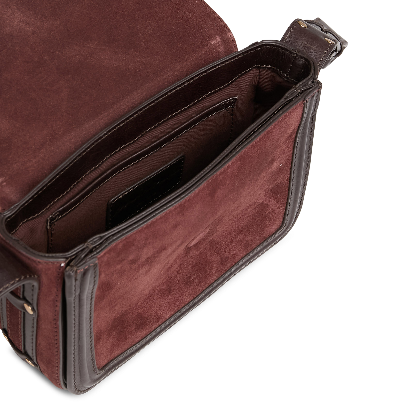 Sac bandoulière en cuir MAISON 123 Rouge