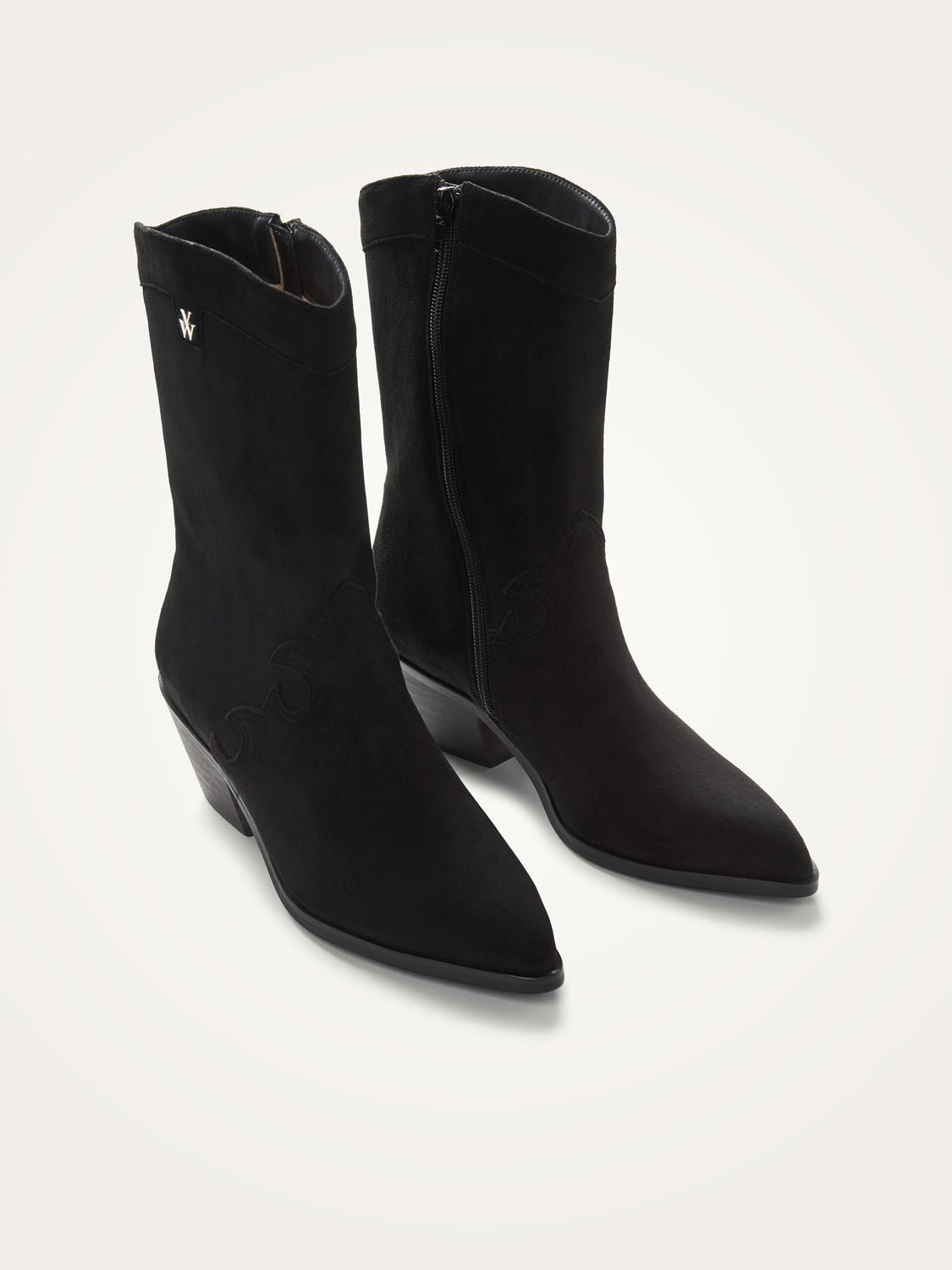 High cowboy boots VANESSA WU Black