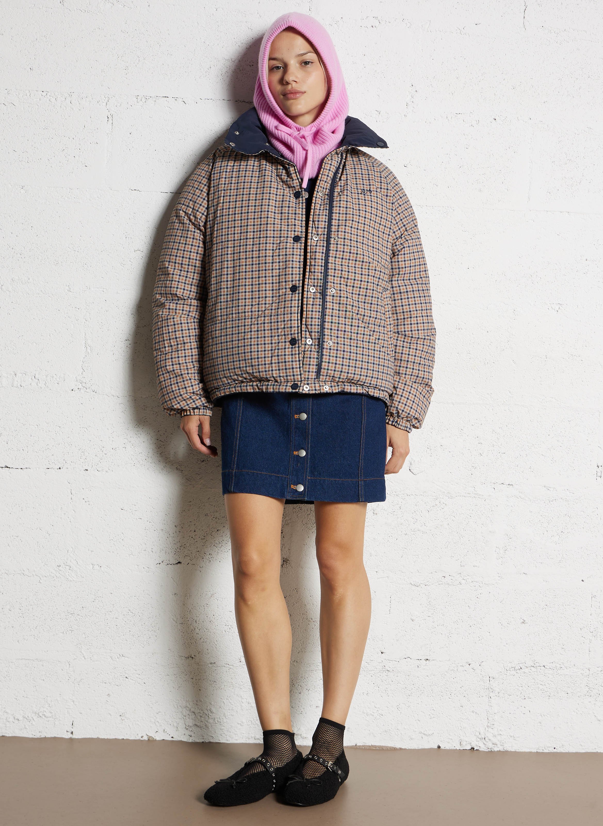 Sherpa ballet flats BIBI LOU Black