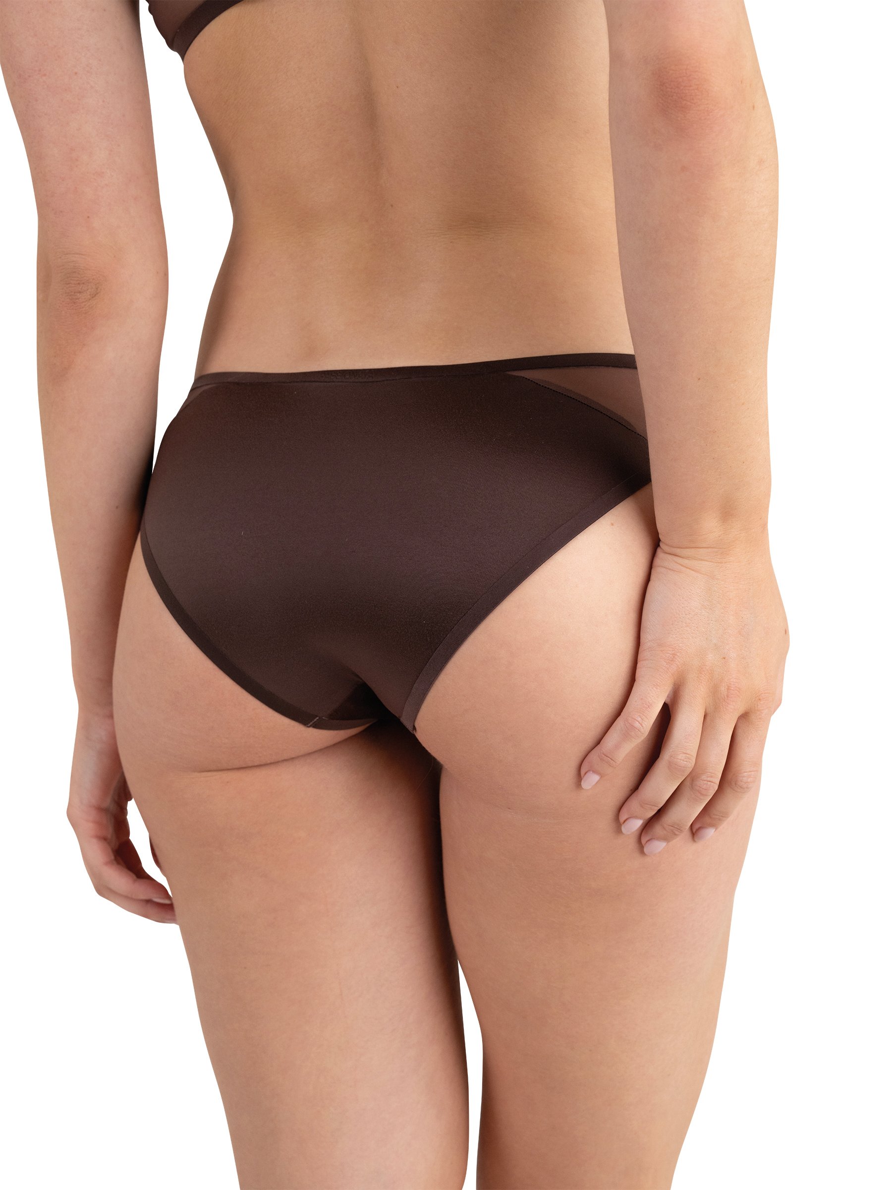 Dark Fold panties PASSIONATA Brown