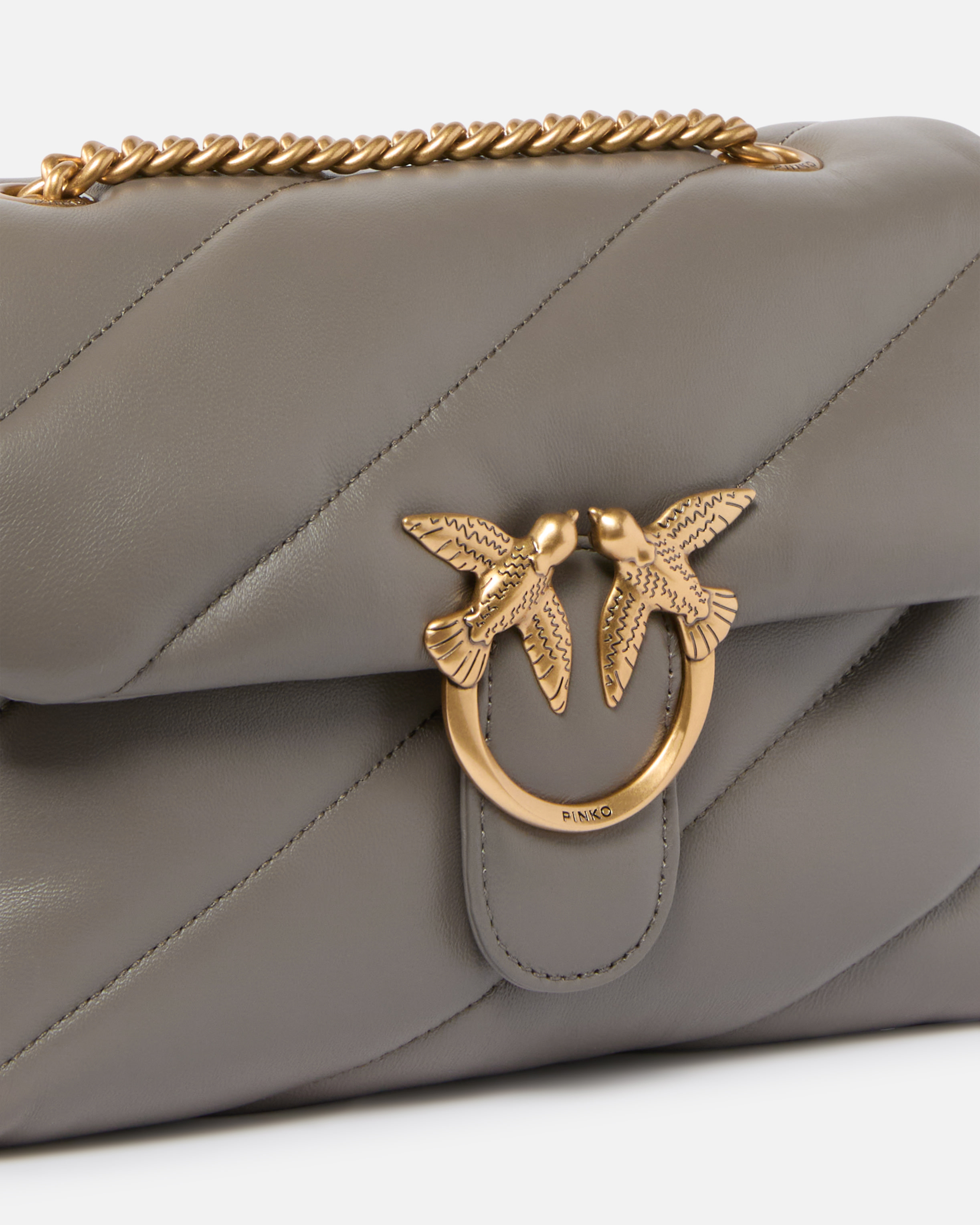 Puff Maxi Quilt Classic Love Bag PINKO Multicolored