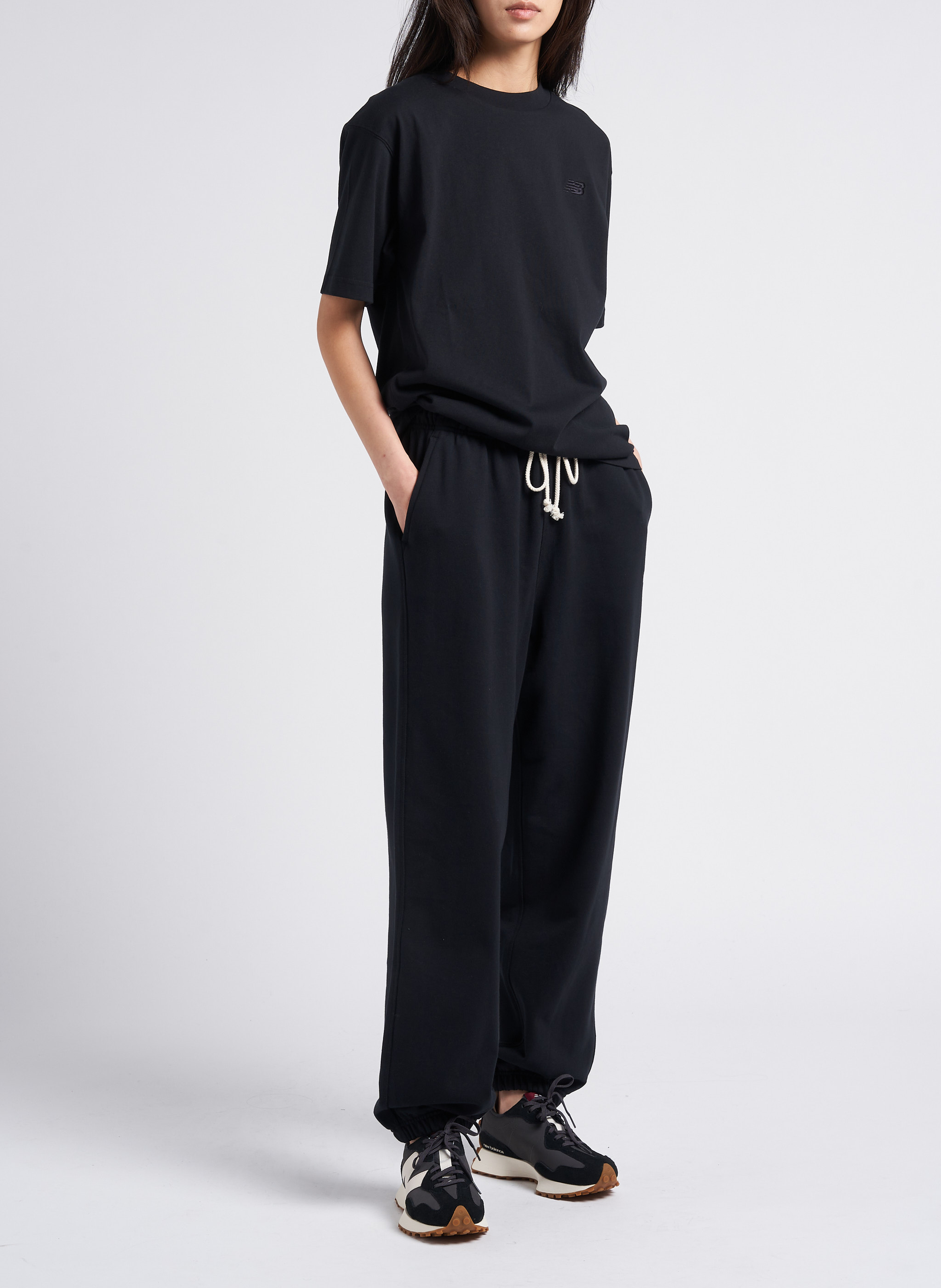 Baskets basses bi matière NEW BALANCE Noir